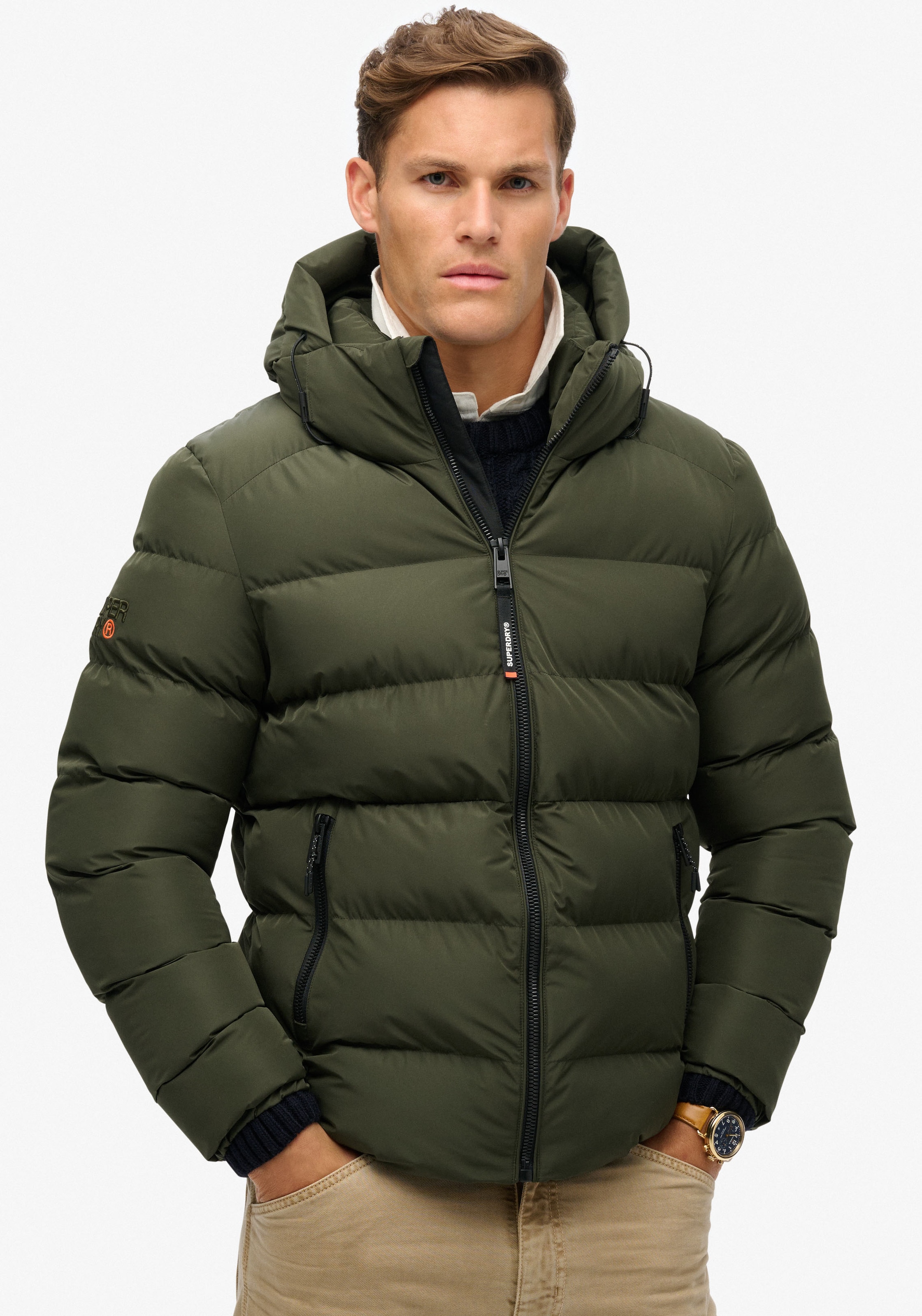 Steppjacke »HOODED SPORTS PUFFER JACKET«