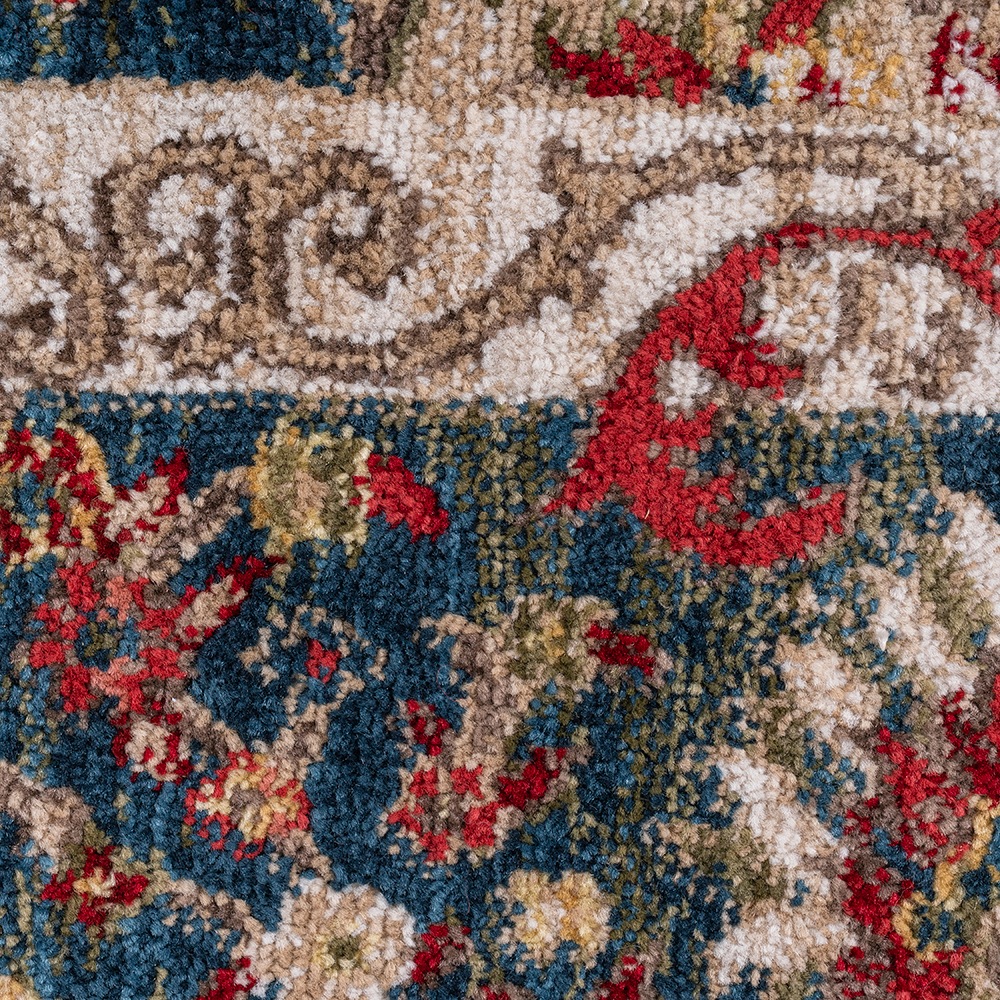 GOODproduct Teppich »Molvio, mit & ohne Fransen« rechteckig 18 mm Höhe Orient-Optik, Vintage Design, weich, Wohnzimmer, Schlafzimmer