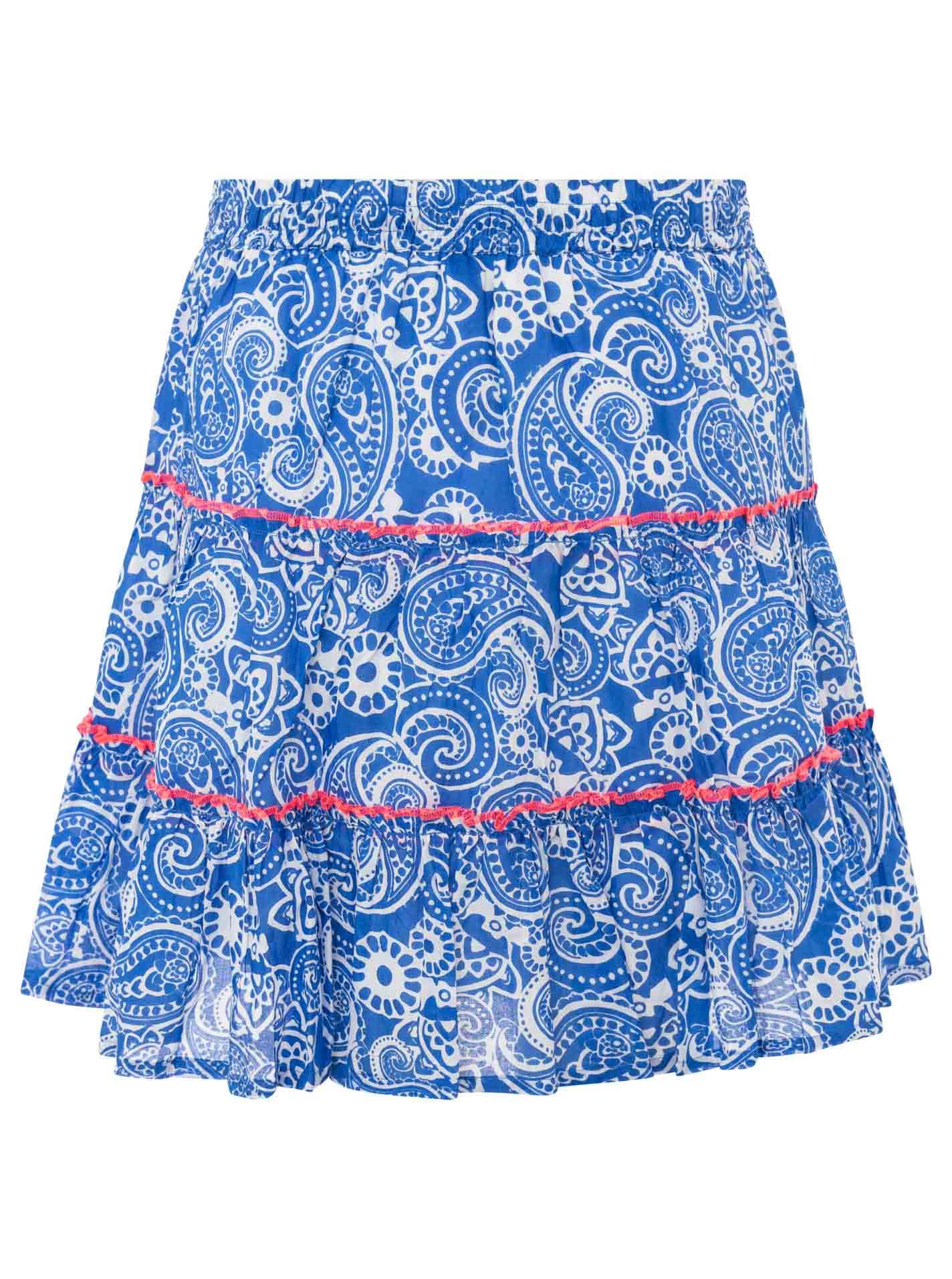 Zwillingsherz Minirock »"Paisley"« Paisleymuster, Tasseln, kurzer Schnitt