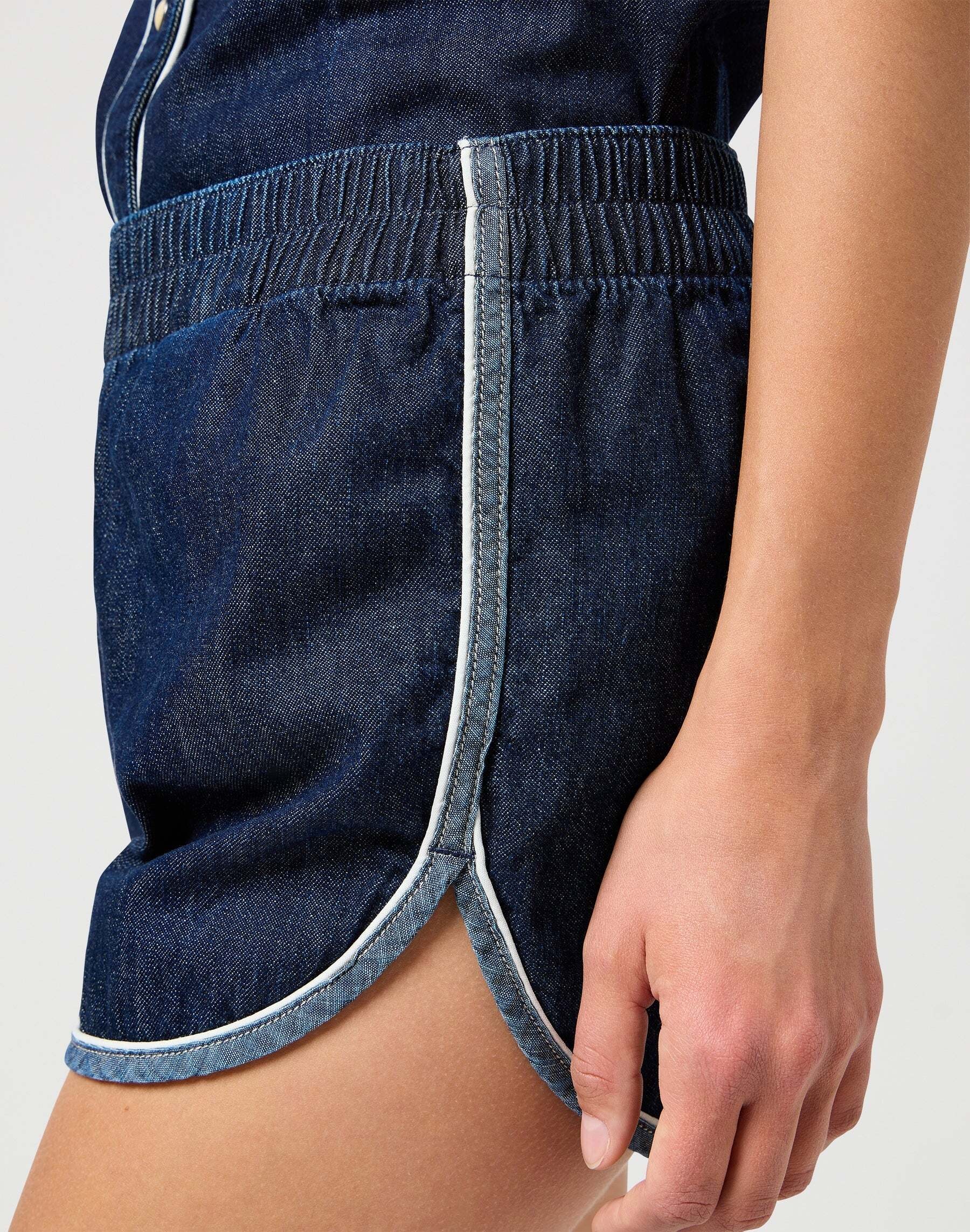 Wrangler Jeans Relax-fit »WRANGLER Jeansshorts Piped Short«