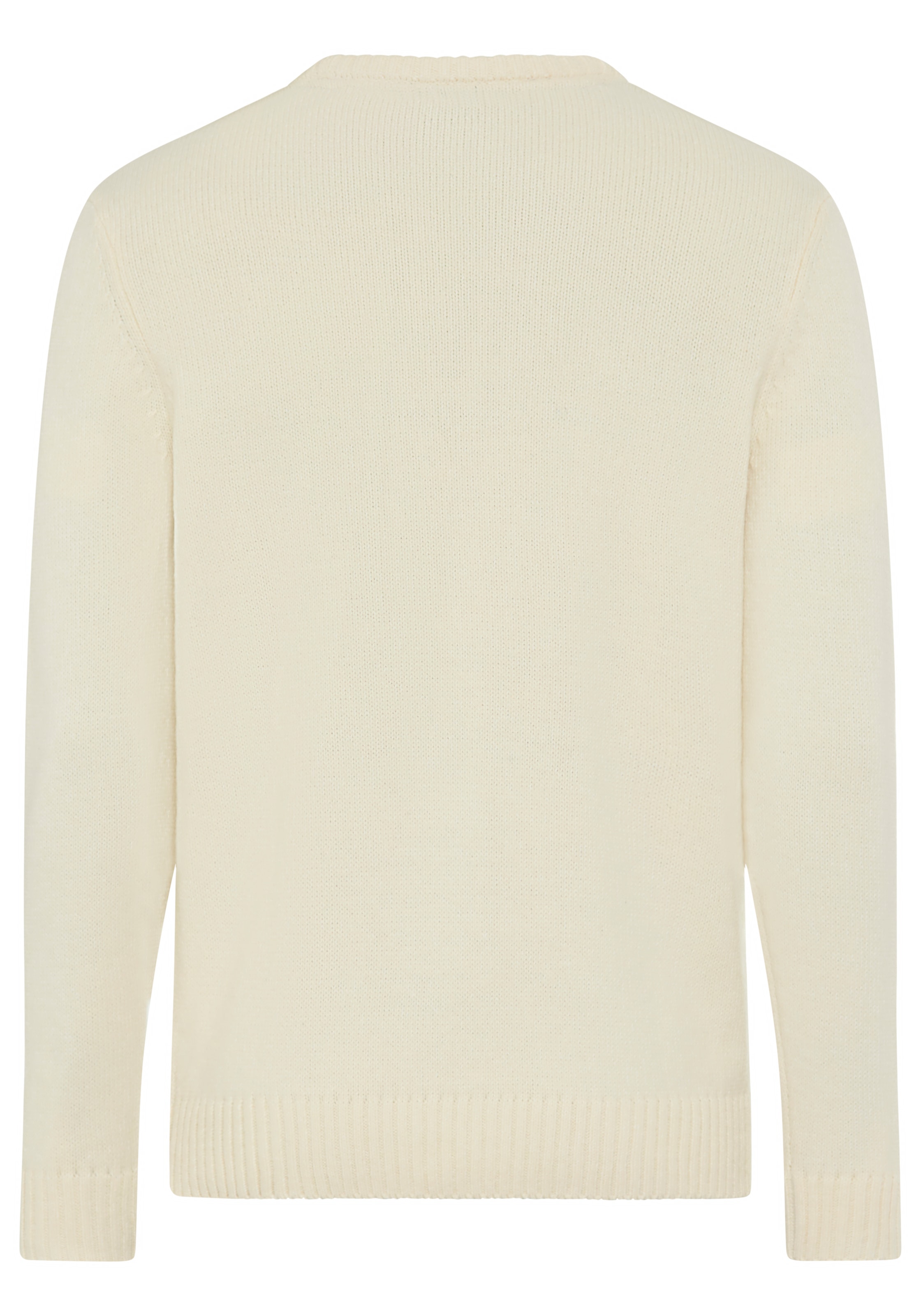Man's World Rundhalspullover »Neue Kollektion! Zeitlos & vielseitiger Basic Style« melierte Optik ,weicher Griff, Perfekt für die kältere Jahreszeit