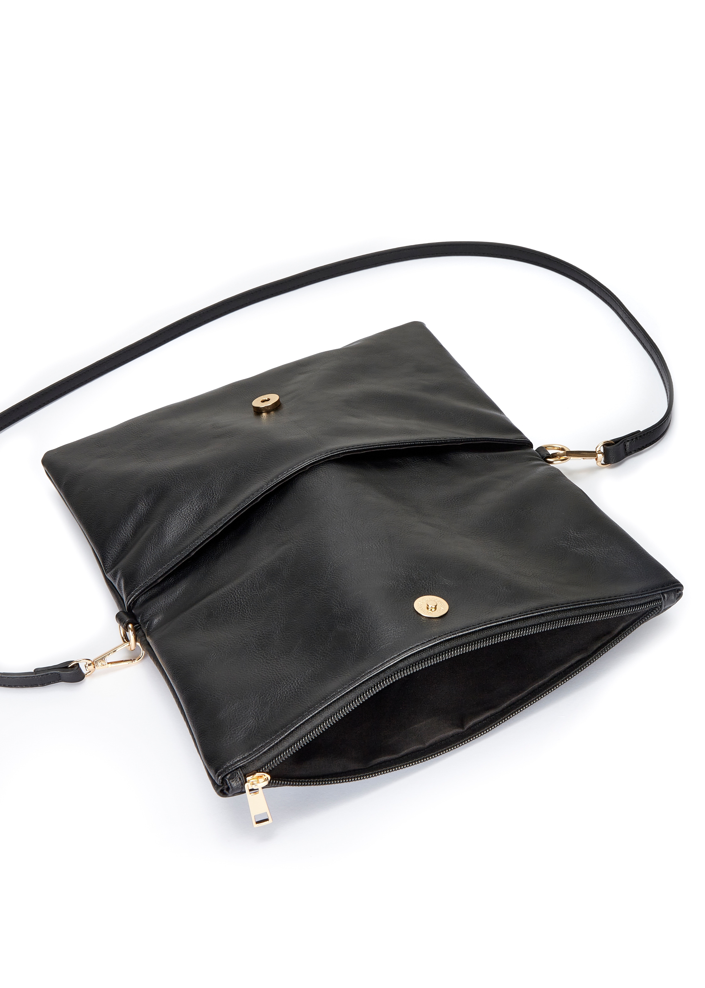 Vivance Umhängetasche »Clutch, Abendtasche, Minibag, Schultertasche, Crossbody Bag« Handtasche Damen zum Umhängen im geprägten Animal-Look VEGAN