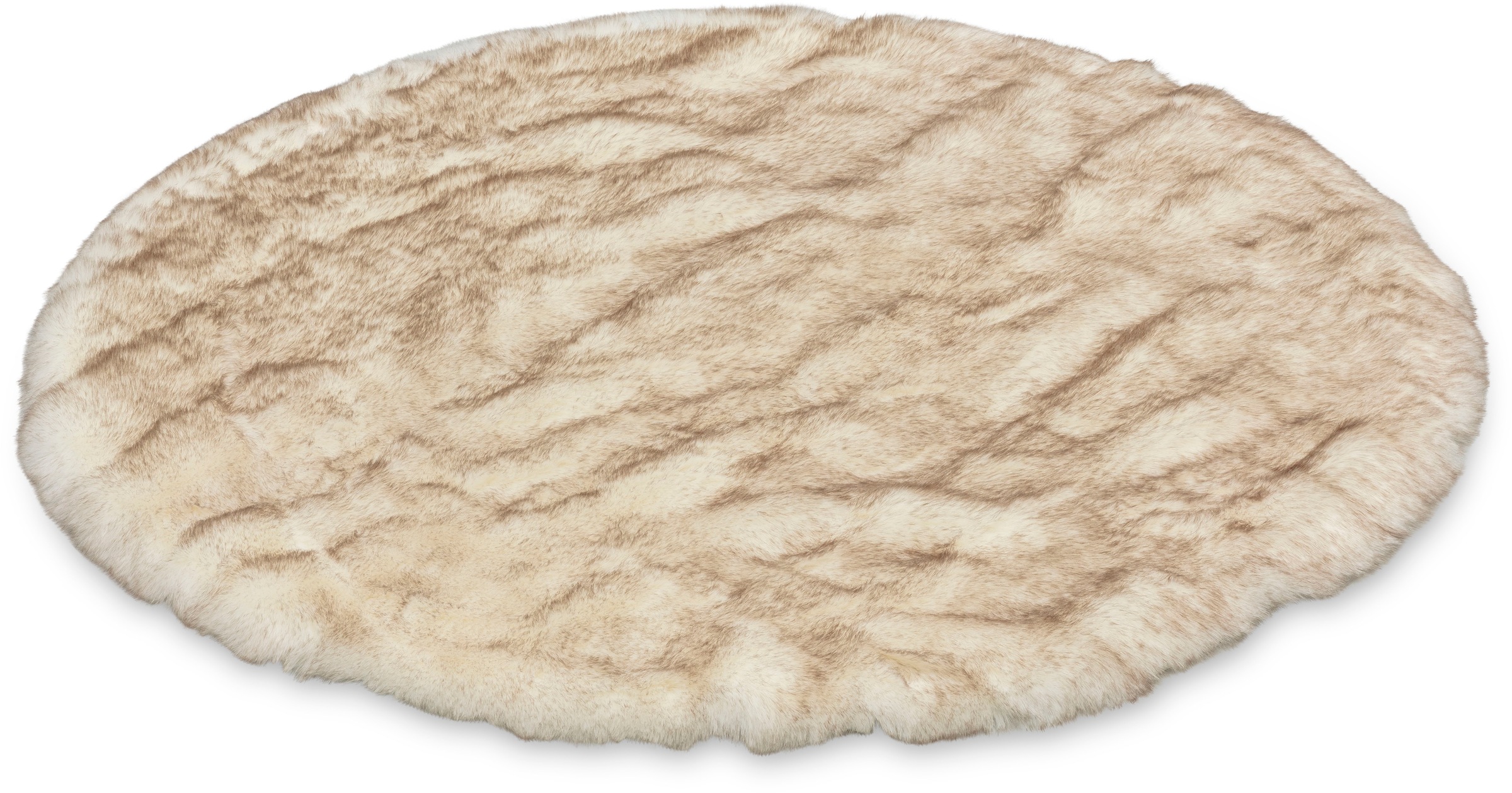 Image of ASTRA Fellteppich »Lucia«, rund, 50 mm Höhe, Kunstfell, waschbar, Wohnzimmer bei Ackermann Versand Schweiz