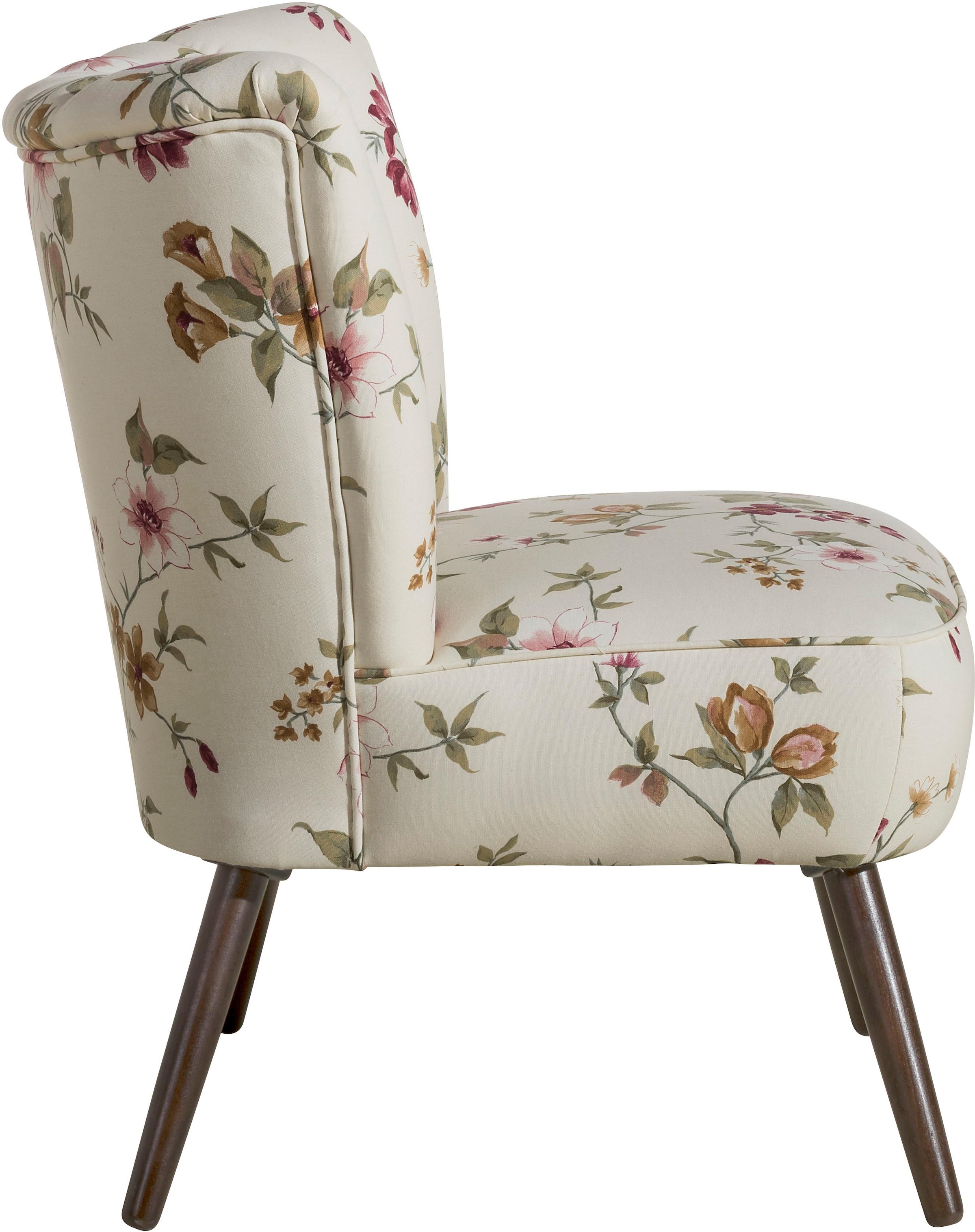 Max Winzer® Sessel »Aspen, Loungesessel«, im Retrostil, mit Blumenmuster
