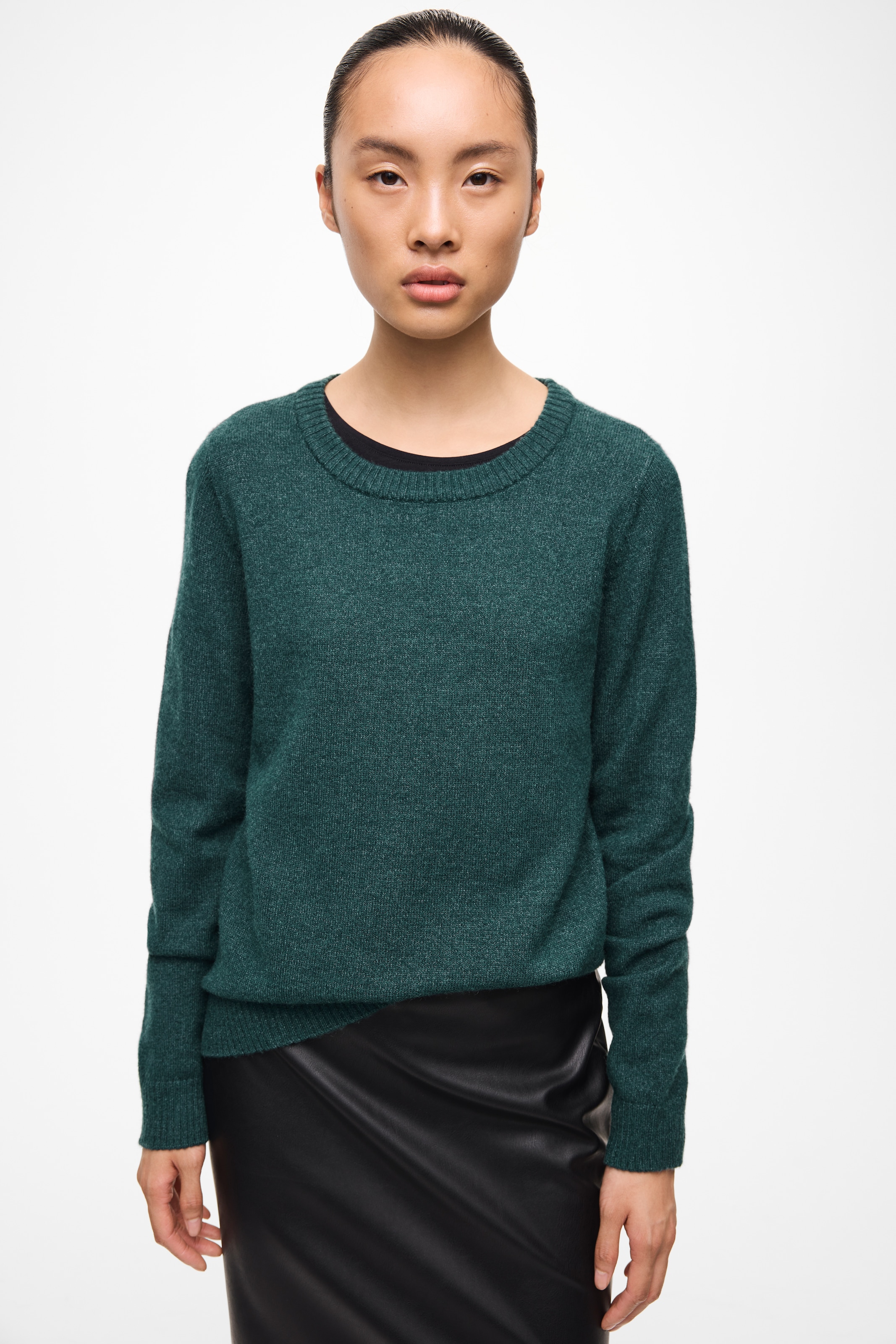 Vila Pull à col rond »VIRIL O-NECK L/S  KNIT TOP - NOOS« Viskosemischung, regular fit