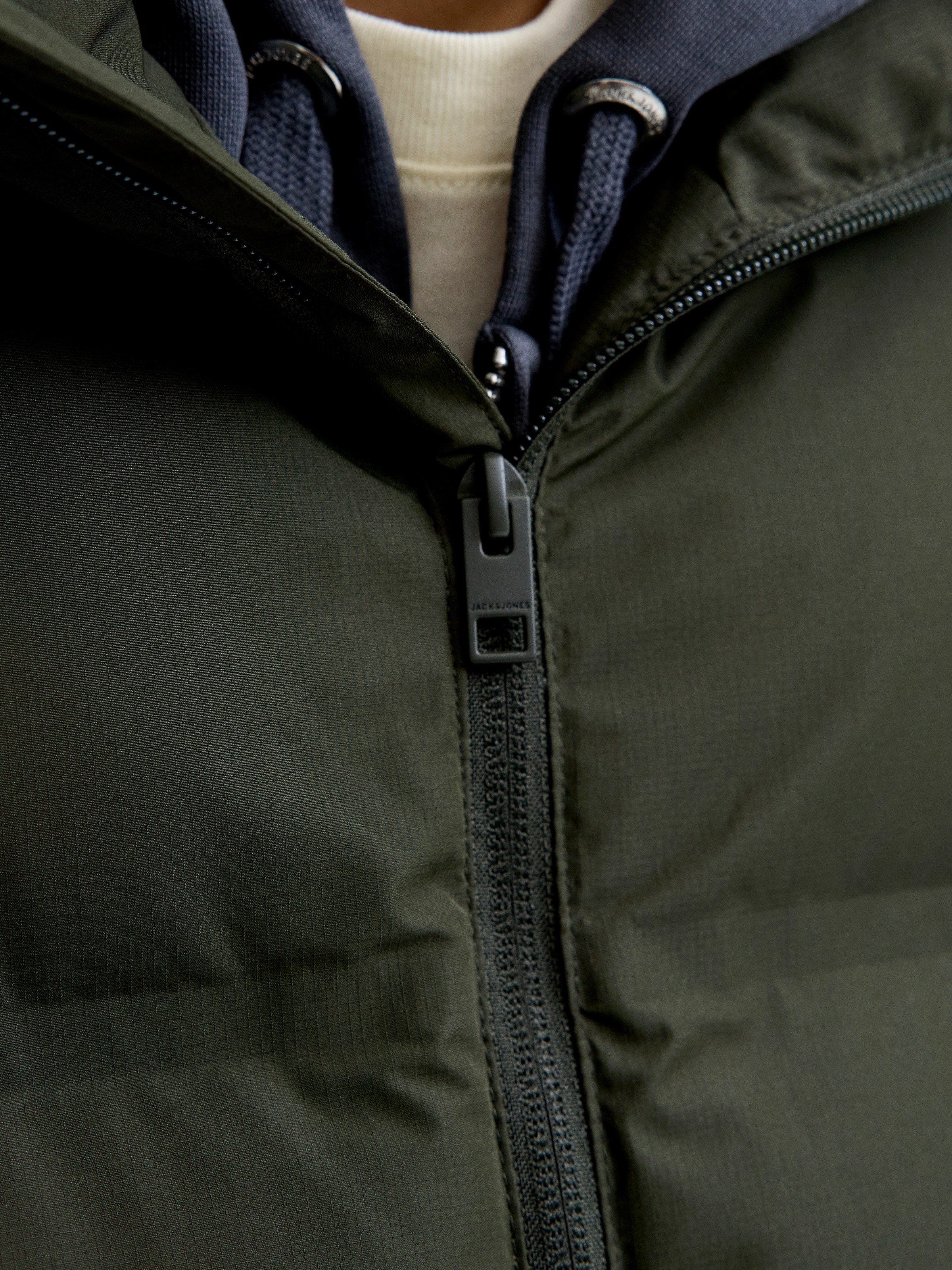 Jack & Jones Veste matelassée »JJESOHO PUFFER COLLAR SN« ohne Kapuze
