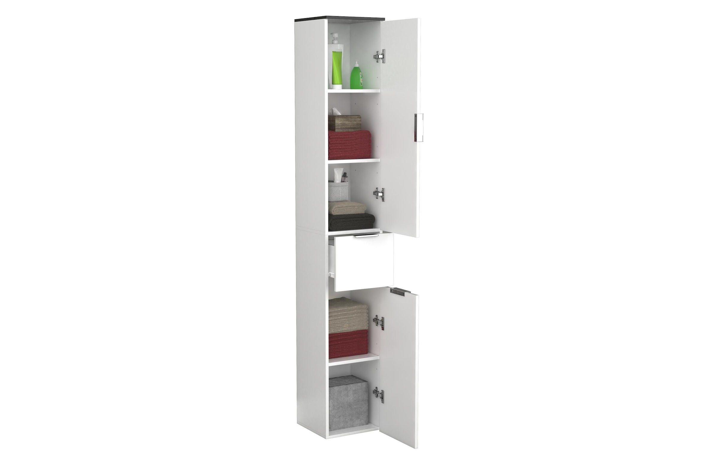 VCM Étagère de salle de bain »Badezimmerregal Donali 30 x 190 cm«