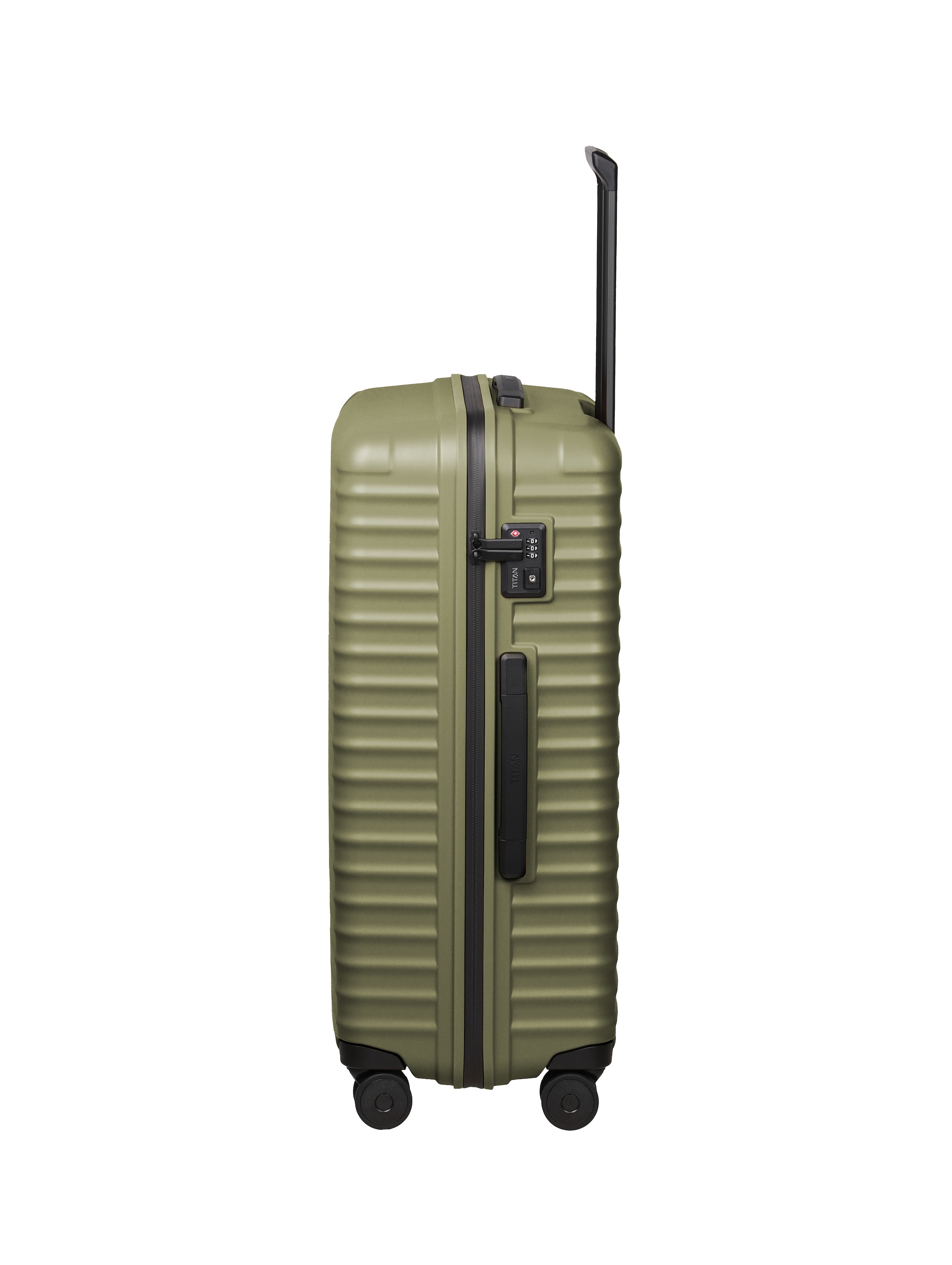 TITAN - Made in Germany »UPGRADE Koffer Hartschale« 100 litre 4 Rollen avec surface résistante aux rayures et compartimentage intérieur astucieux