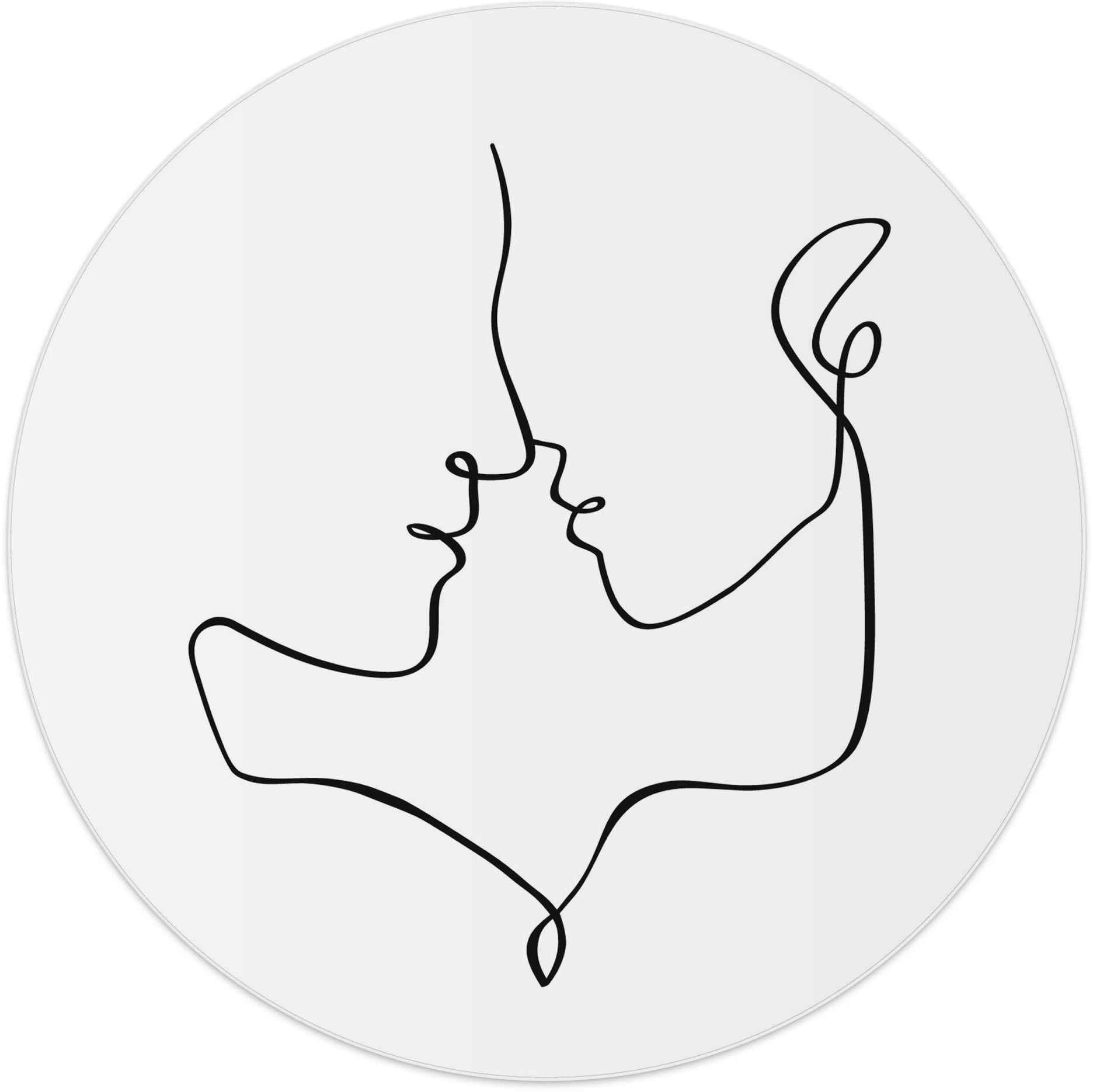 Image of Reinders! Wandbild »Wandbild Paar Liebe - Stiftzeichnung - Abstrakt«, Menschen, (1 St.) bei Ackermann Versand Schweiz