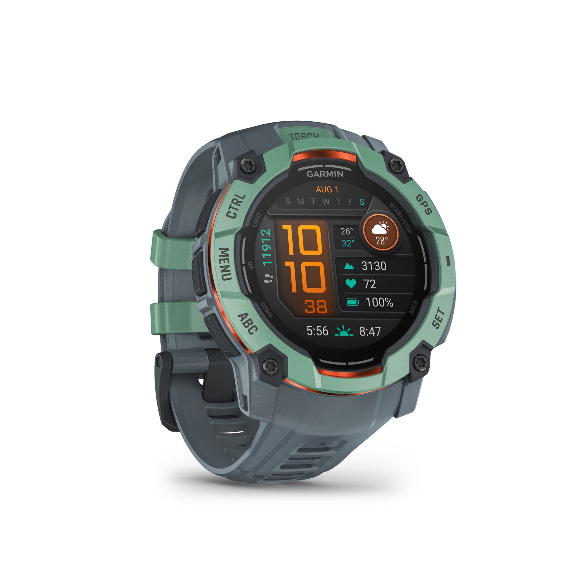 Garmin Smartwatch »Instinct 3 AMOLED 50mm« (3,3 cm / 1,3 ″)