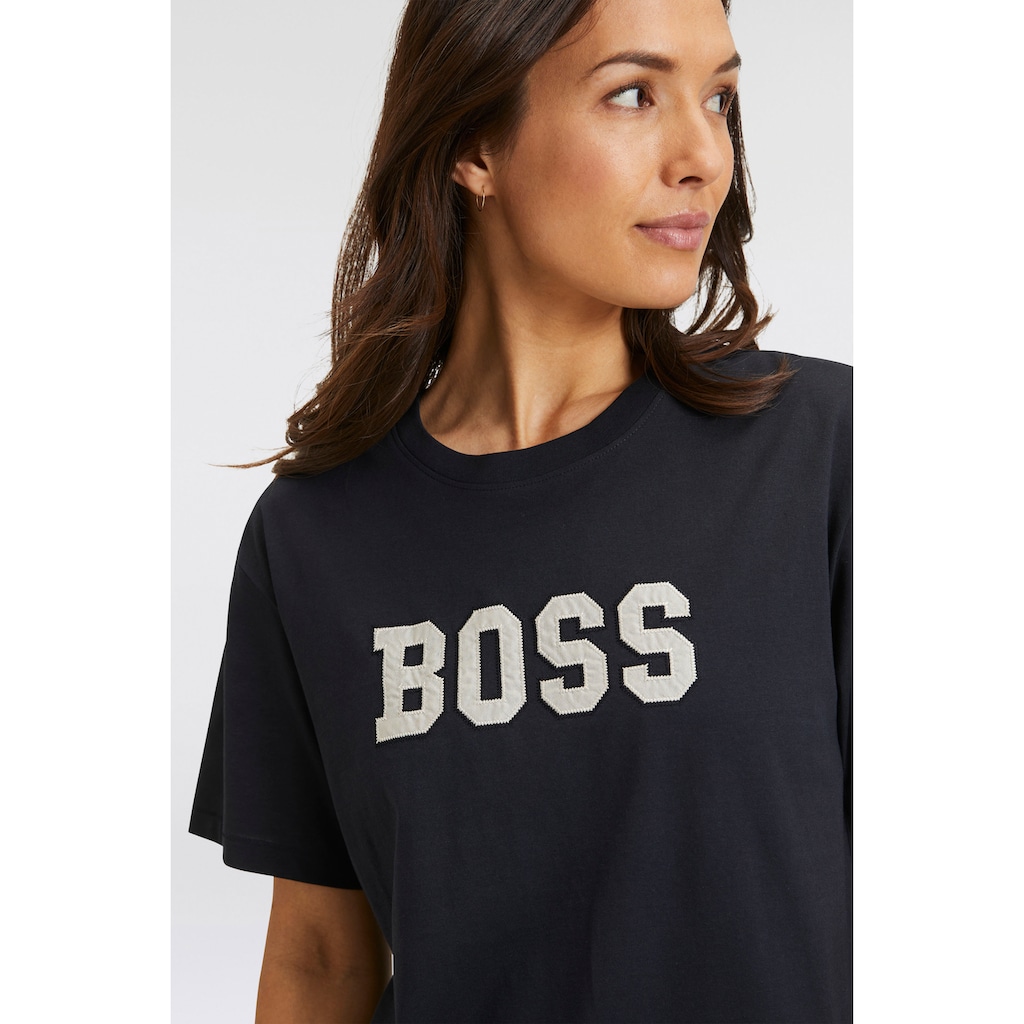 BOSS ORANGE T-Shirt »C_Emil«, mit BOSS-Logostickerei