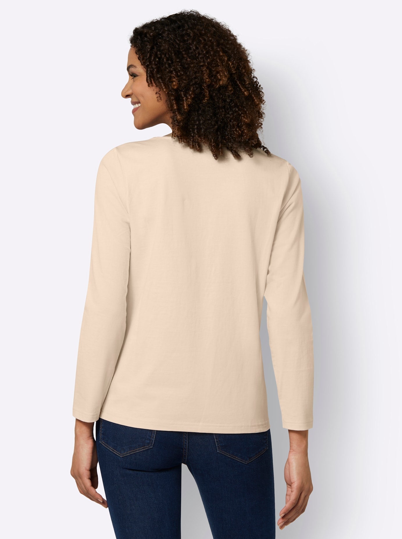 Casual Looks Shirt à col rond »Shirt« 1 cuis