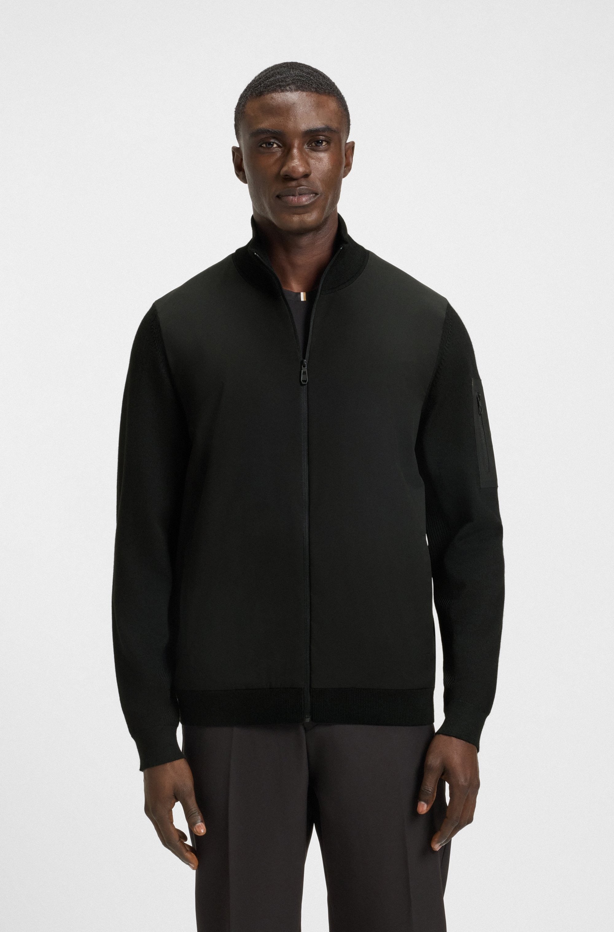 Image of BOSS GREEN Hybridjacke "Momentum" regular fit, mit Stehkragen