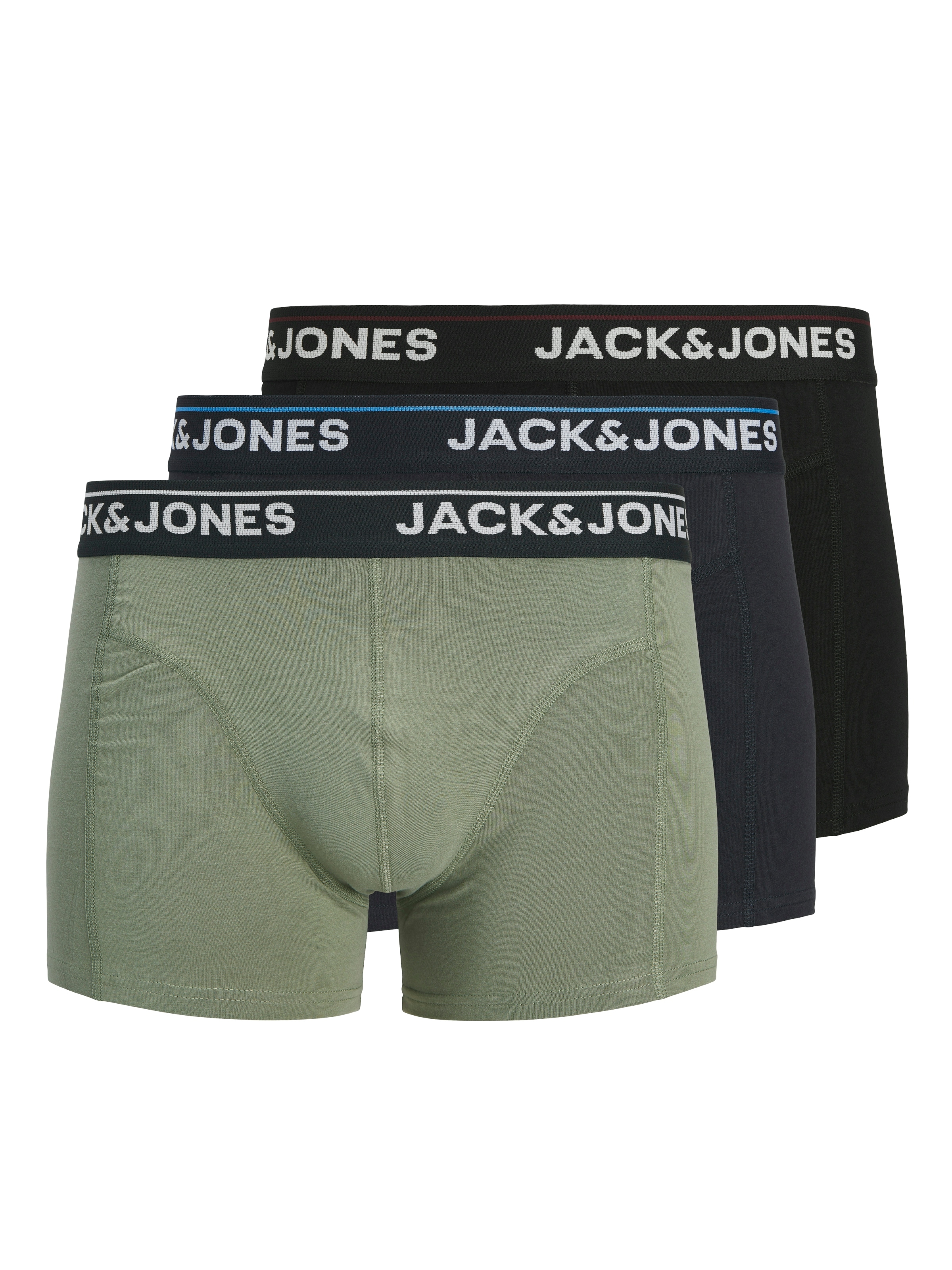 Jack & Jones Tronc »JACTIMOTHY SOLID TRUNKS 3 PACK« Paquet, 3 cuis