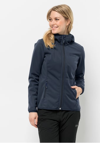 Softshelljacke »WINDHAIN HOODY W«, mit Kapuze