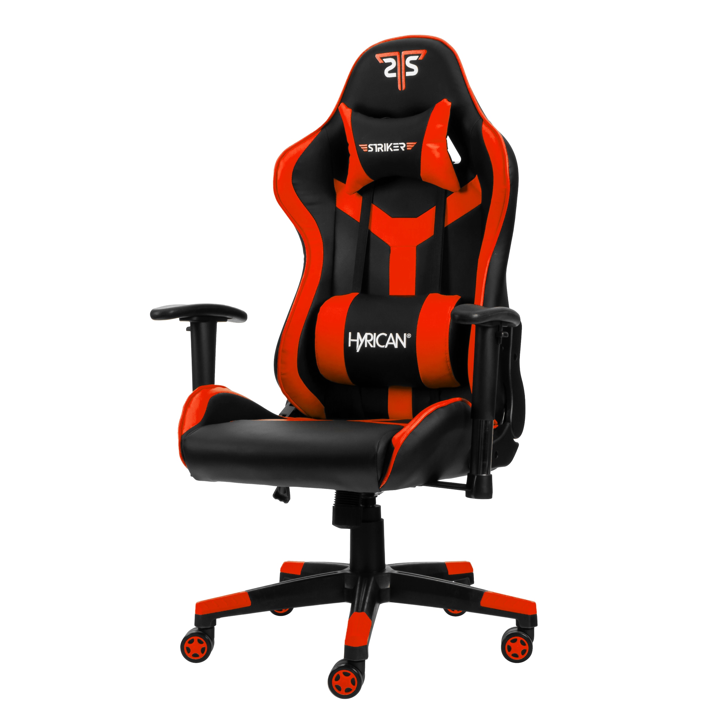 Hyrican Gaming-Stuhl »"Striker Copilot" schwarz/rot, Kunstleder, ergonomischer Gamingstuhl«, Bürostuhl, Schreibtischstuhl, geeignet für Jugendliche und Erwachsene