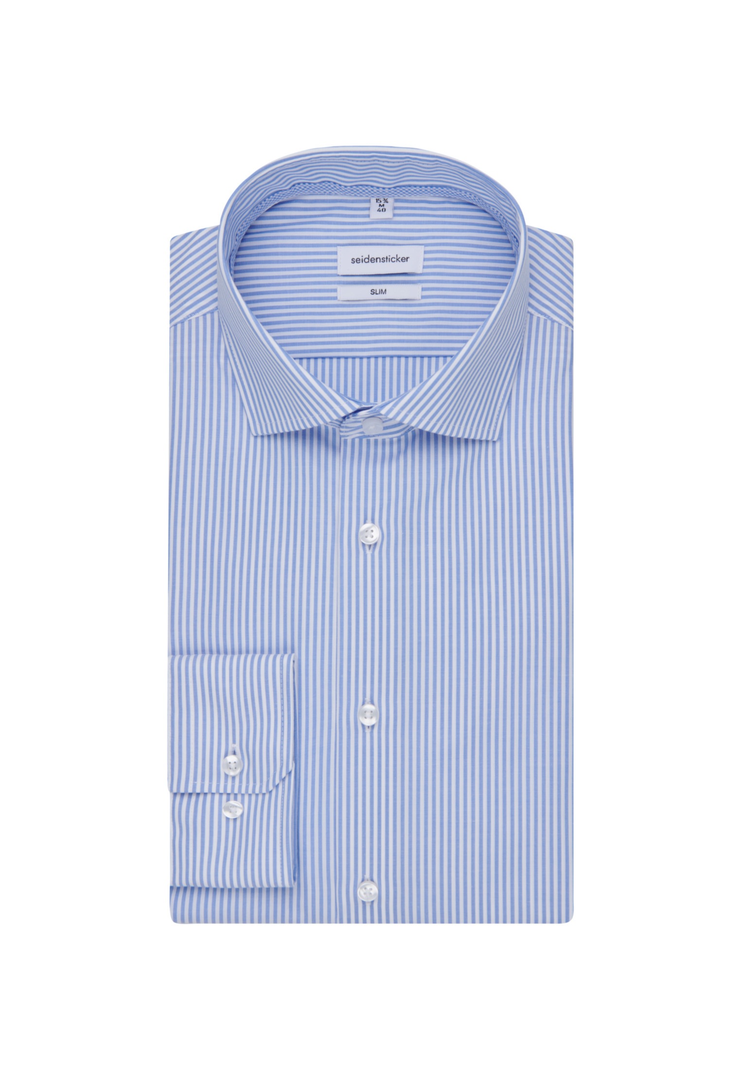 seidensticker Businesshemd »Slim« Slim 1/1 Kentkragen Streifen