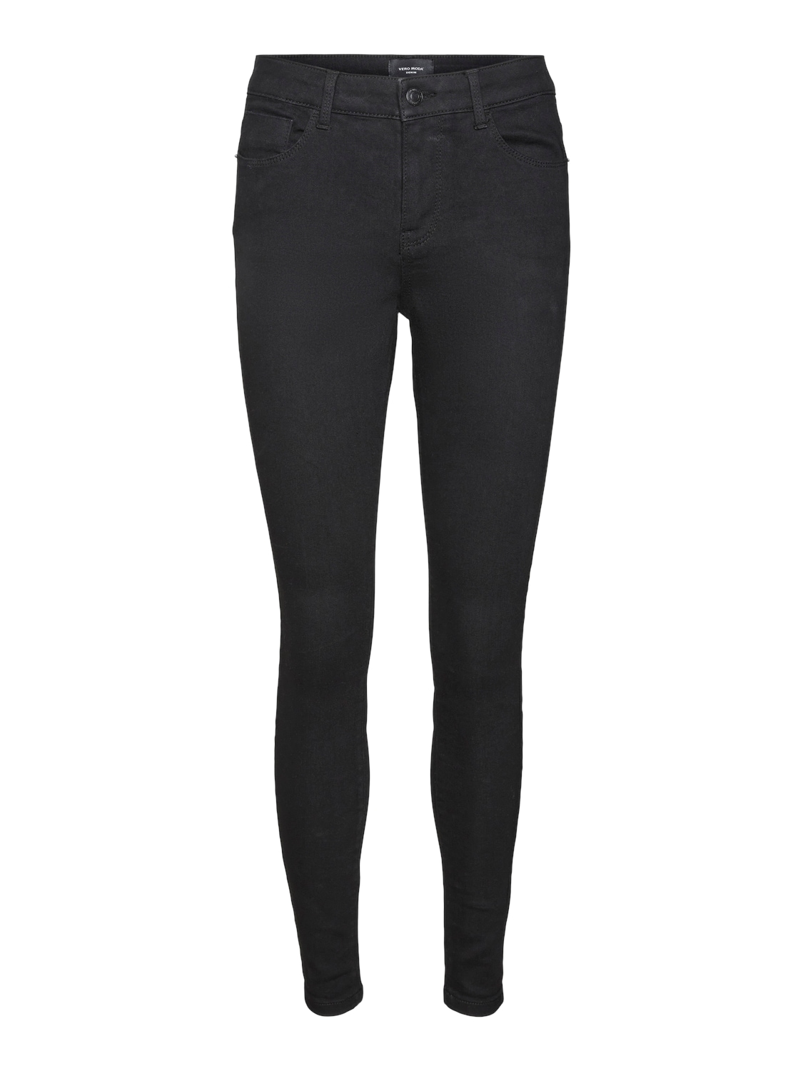 Vero Moda Skinny-fit-Jeans »VMELLY MR SKINNY JEANS BLK NOOS«