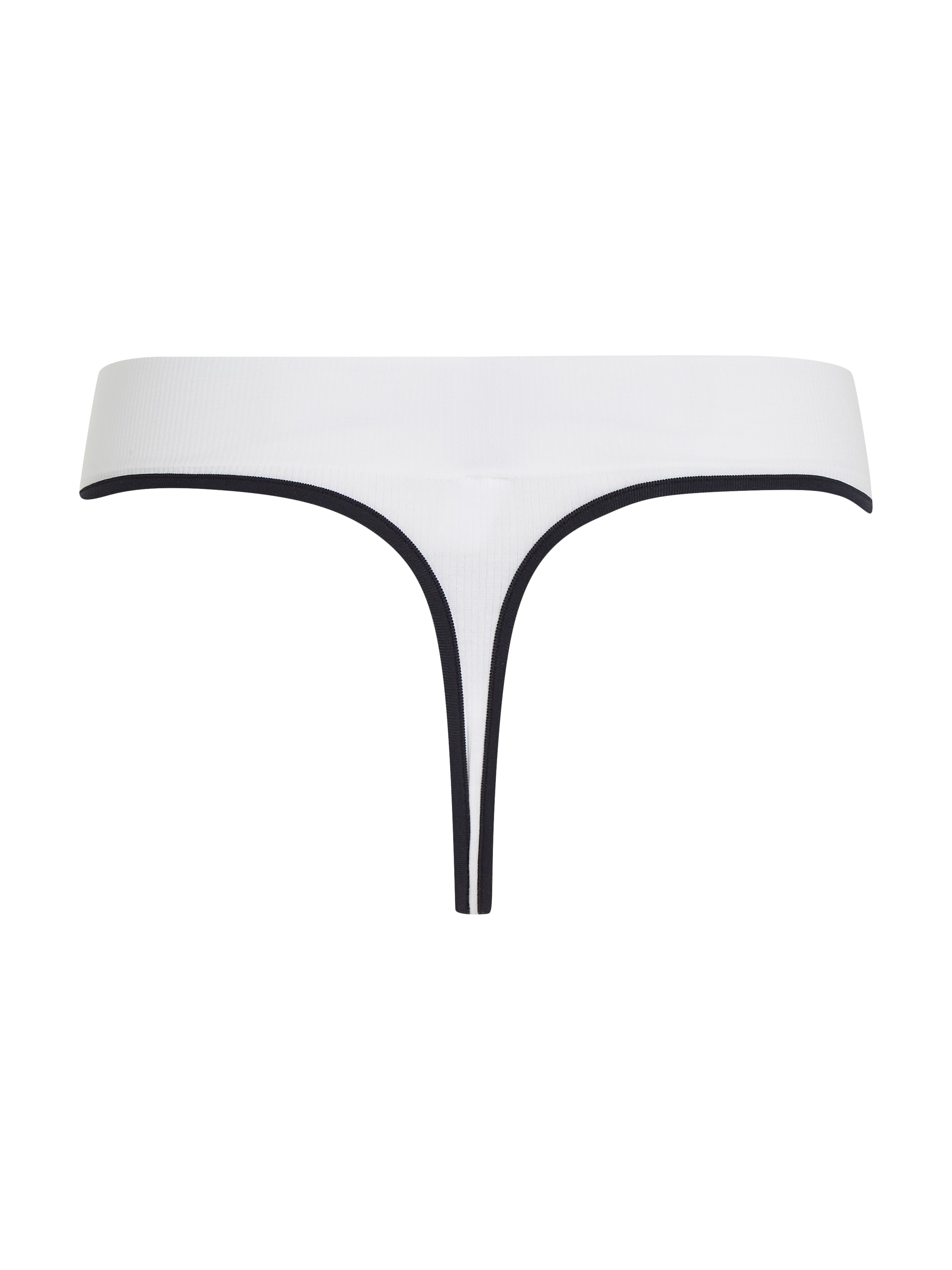 Tommy Hilfiger Underwear Slip »THONG«, Rippware, kontrastfarbene Details