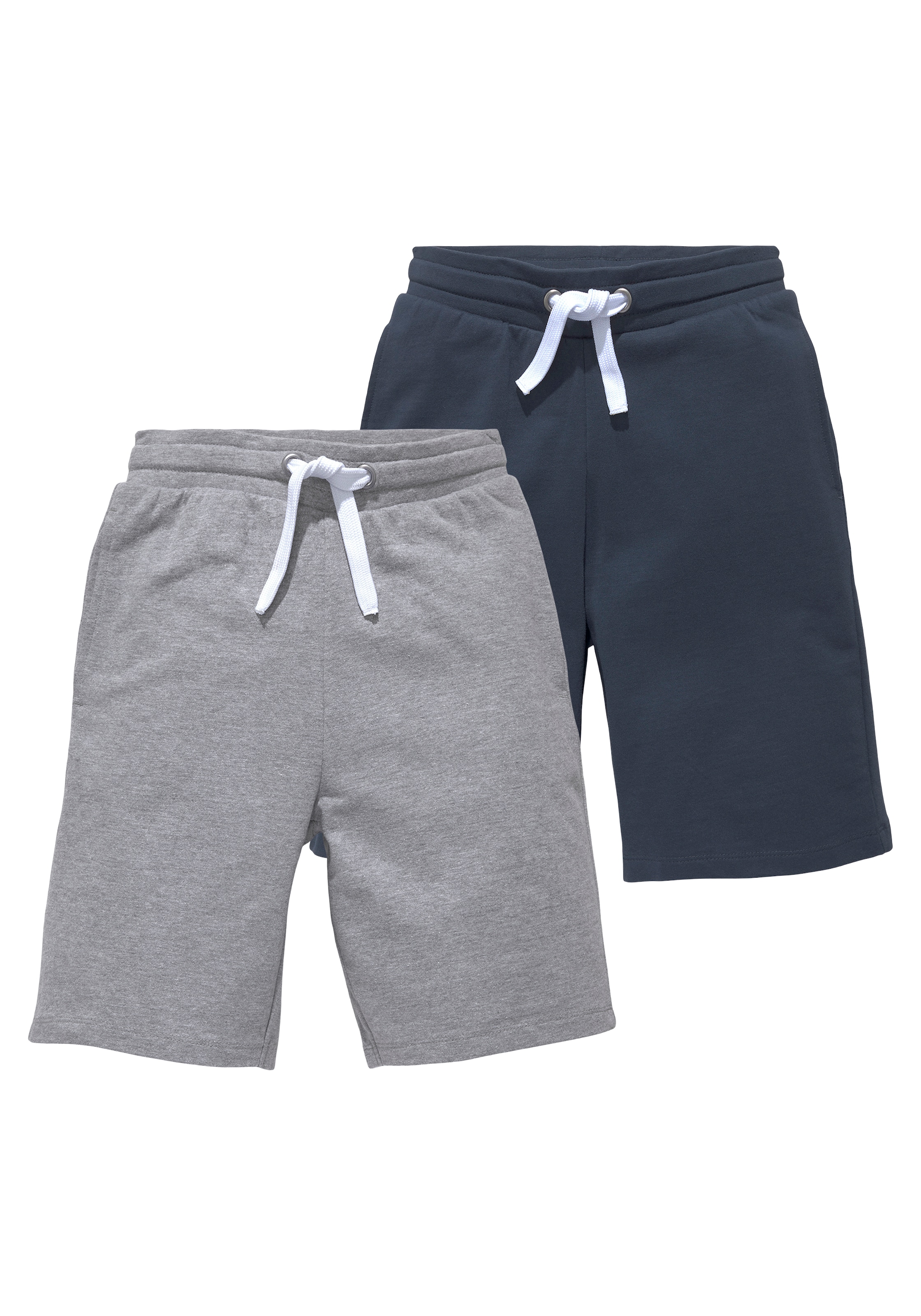 Image of KIDSWORLD Sweatshorts "2er Pack Sweatbermudas in Must-have Farben" in bequemer Sweatware