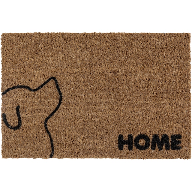 Andiamo Fussmatte »Kokos Hund«, rechteckig, Schmutzfangmatte, mit Spruch,  In- und Outdoor geeignet bequem kaufen
