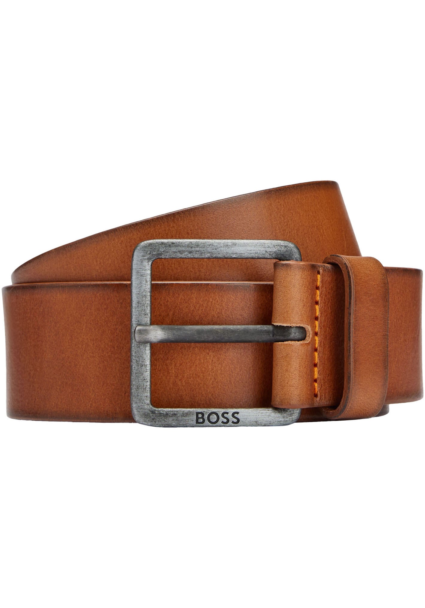 BOSS Ledergürtel »Jeeko_Sz40«, mit BOSS Logo-Schriftzug auf der Schliesse