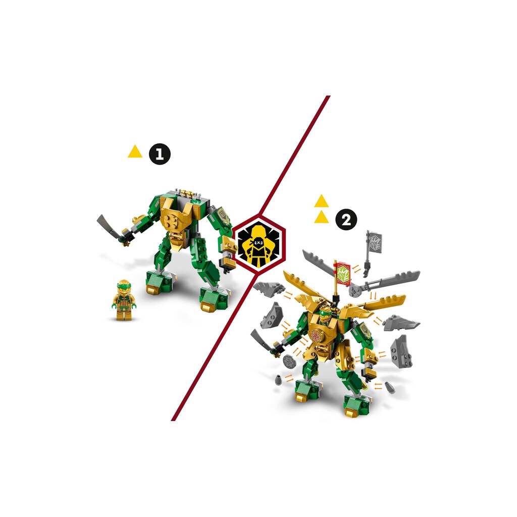LEGO® Konstruktionsspielsteine »Lloyds Mech-Duell EVO«, (223 St.)