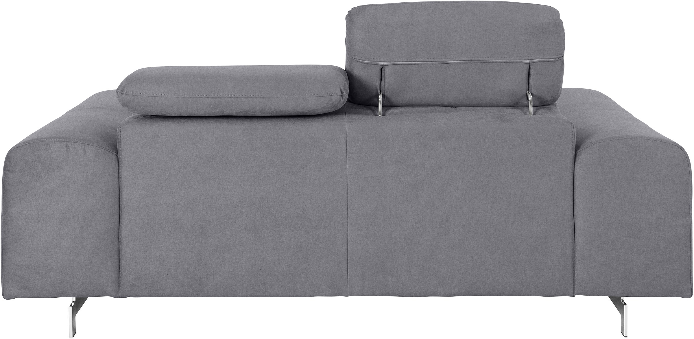 COTTA 2-Sitzer »Chef«, Big-Sofa mit Kopfteilverstellung, edle Metallkufen