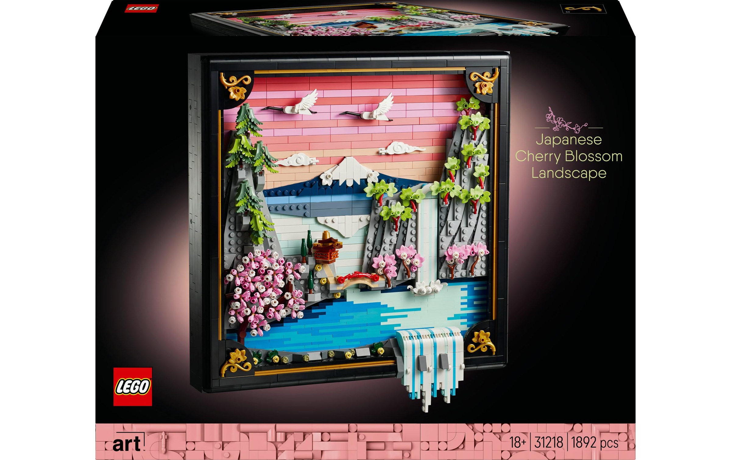 Image of LEGO Konstruktionsspielsteine "Art Japanische Kirschblütenlandschaft 31218"