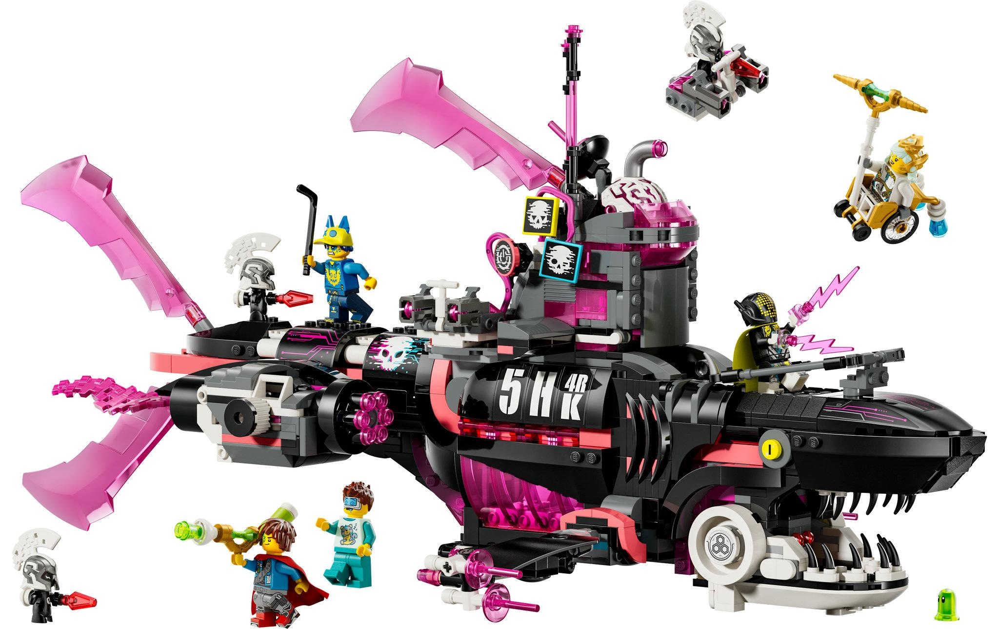 LEGO® Spielbausteine »DreamZzz Albtraumhai-U-Boot 71500«, (1413 St.)