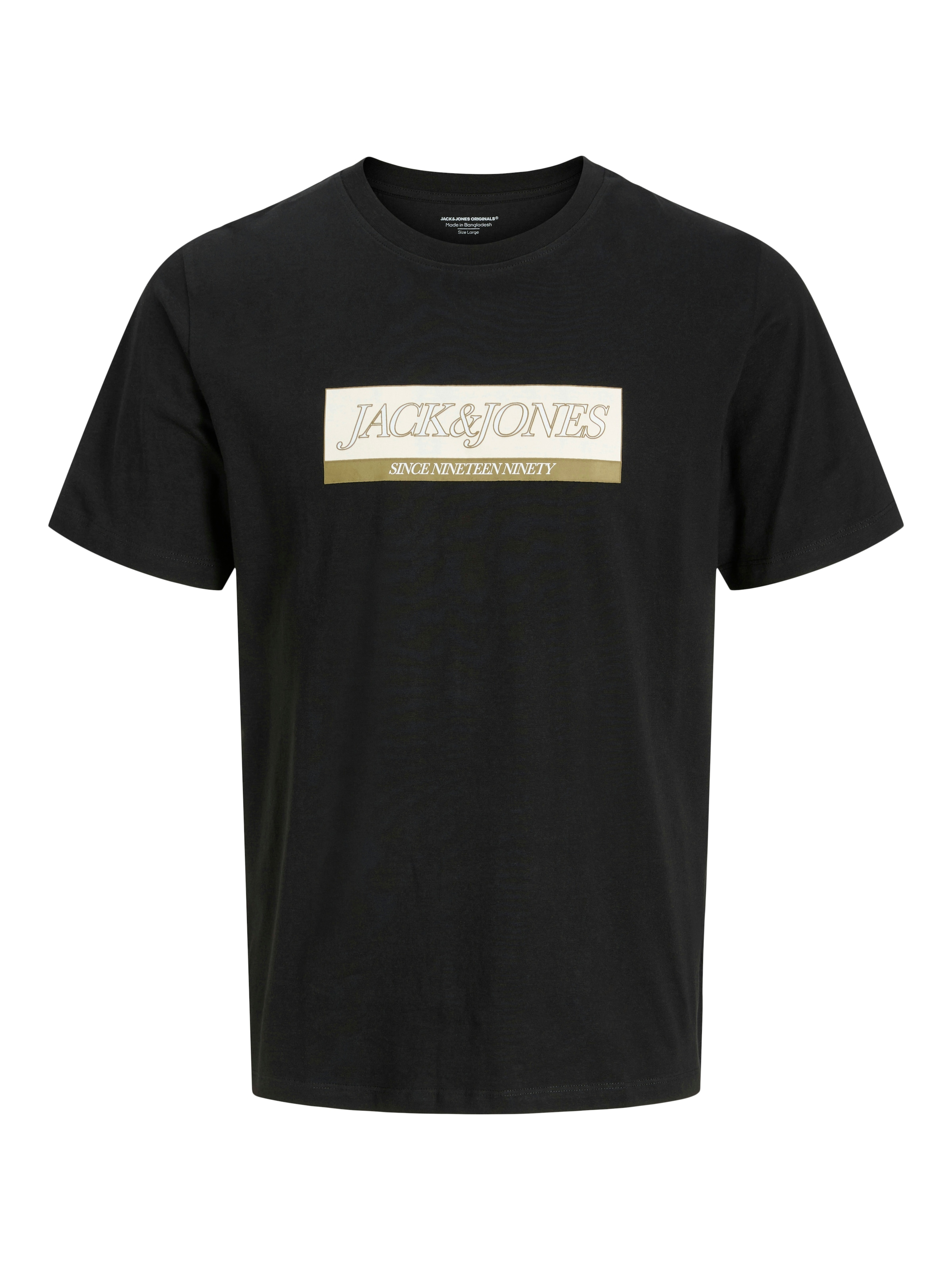 Jack & Jones Rundhalsshirt »JORINWOOD BLOCK BRANDING TEE SS CN3PK MP«, 3 Stk.
