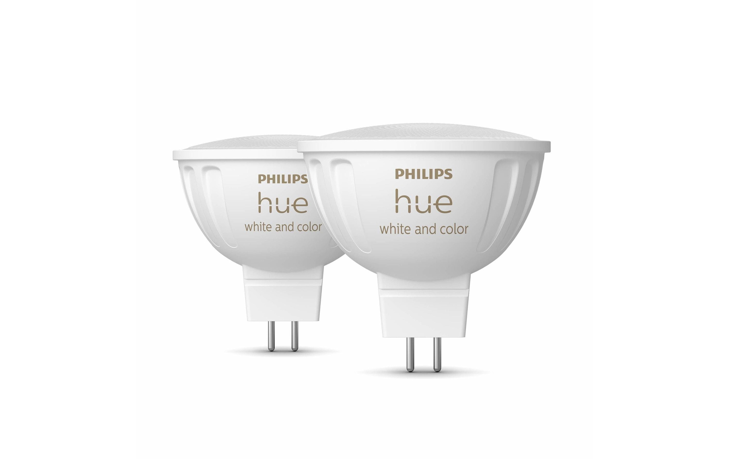Philips Hue Smarte LED-Leuchte »White & Col. Amb. MR16 Doppelpackpack, 2x400 lm«