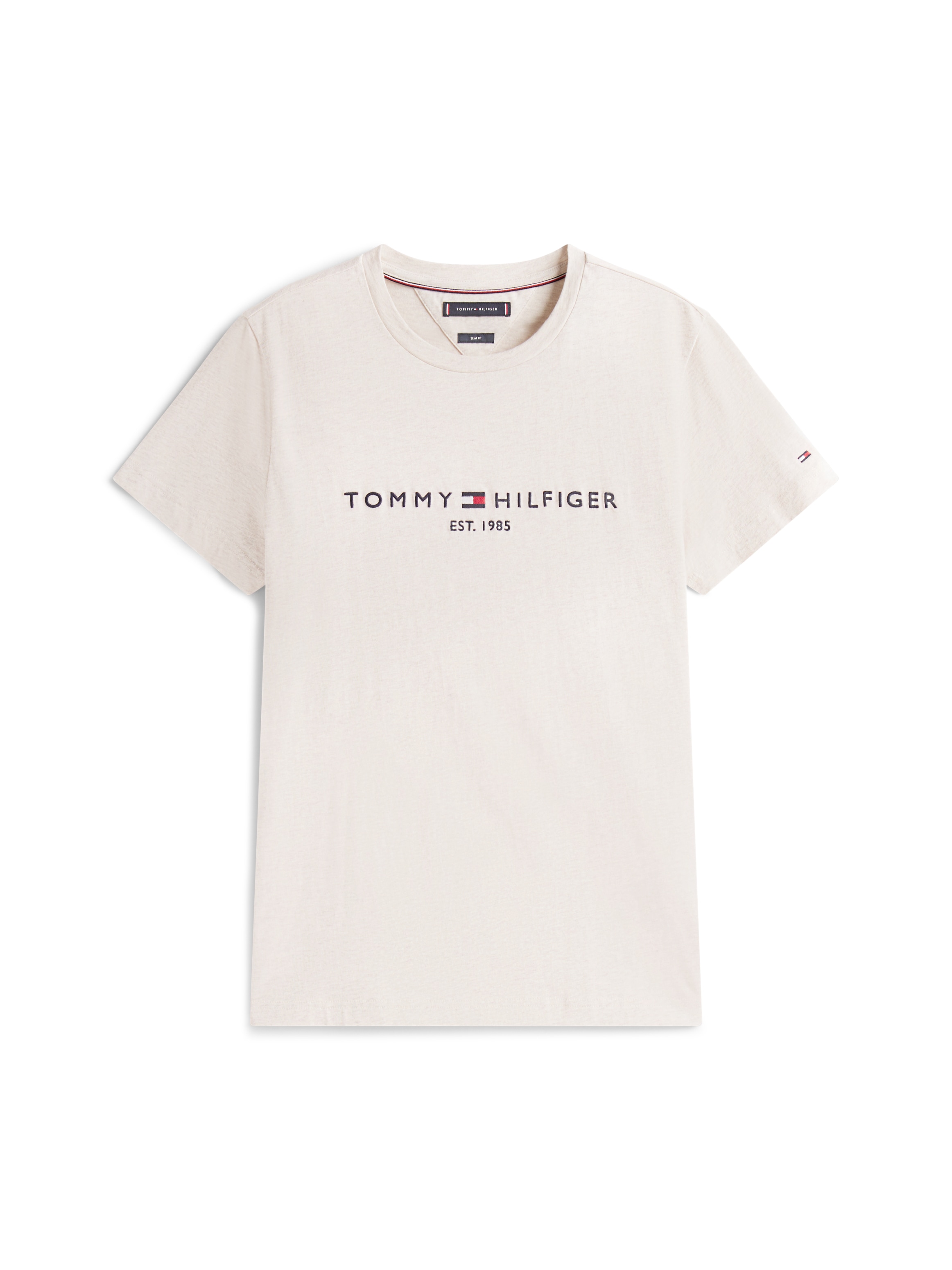 Tommy Hilfiger T-shirt »TOMMY LOGO« aus reiner Baumwolle