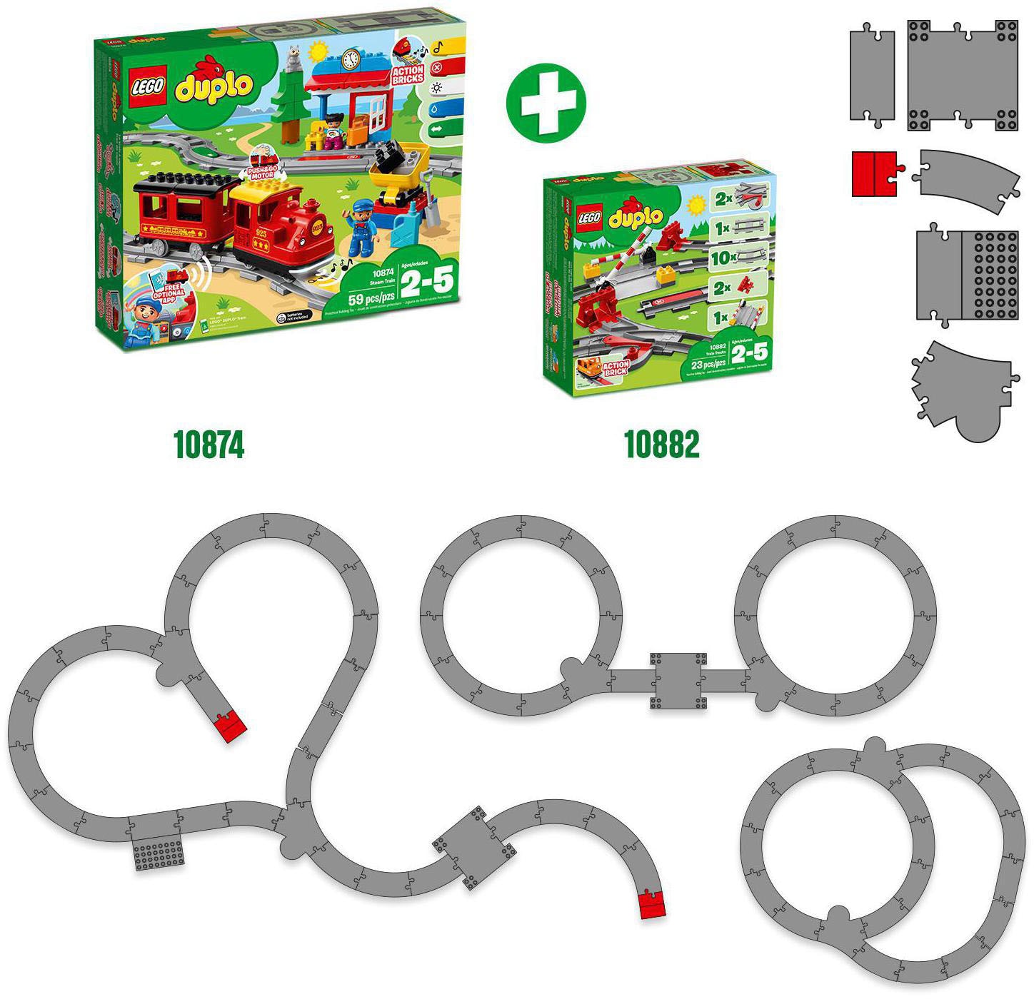 LEGO® Konstruktionsspielsteine »Ergänzungs-Set LEGO® DUPLO® Town«, (23 St.)