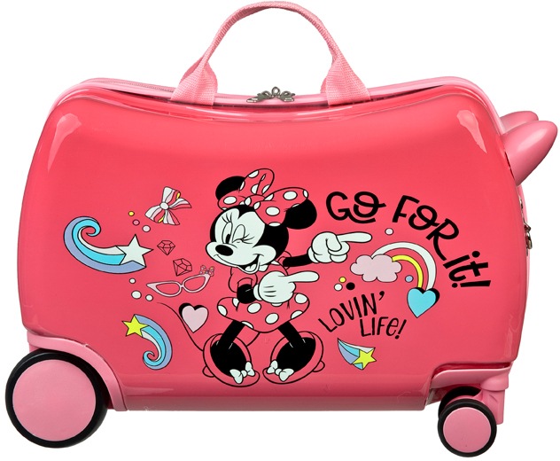 Image of UNDERCOVER Kinderkoffer »Ride-on Trolley, Minnie Mouse«, 4 Rollen, zum sitzen und ziehen bei Ackermann Versand Schweiz