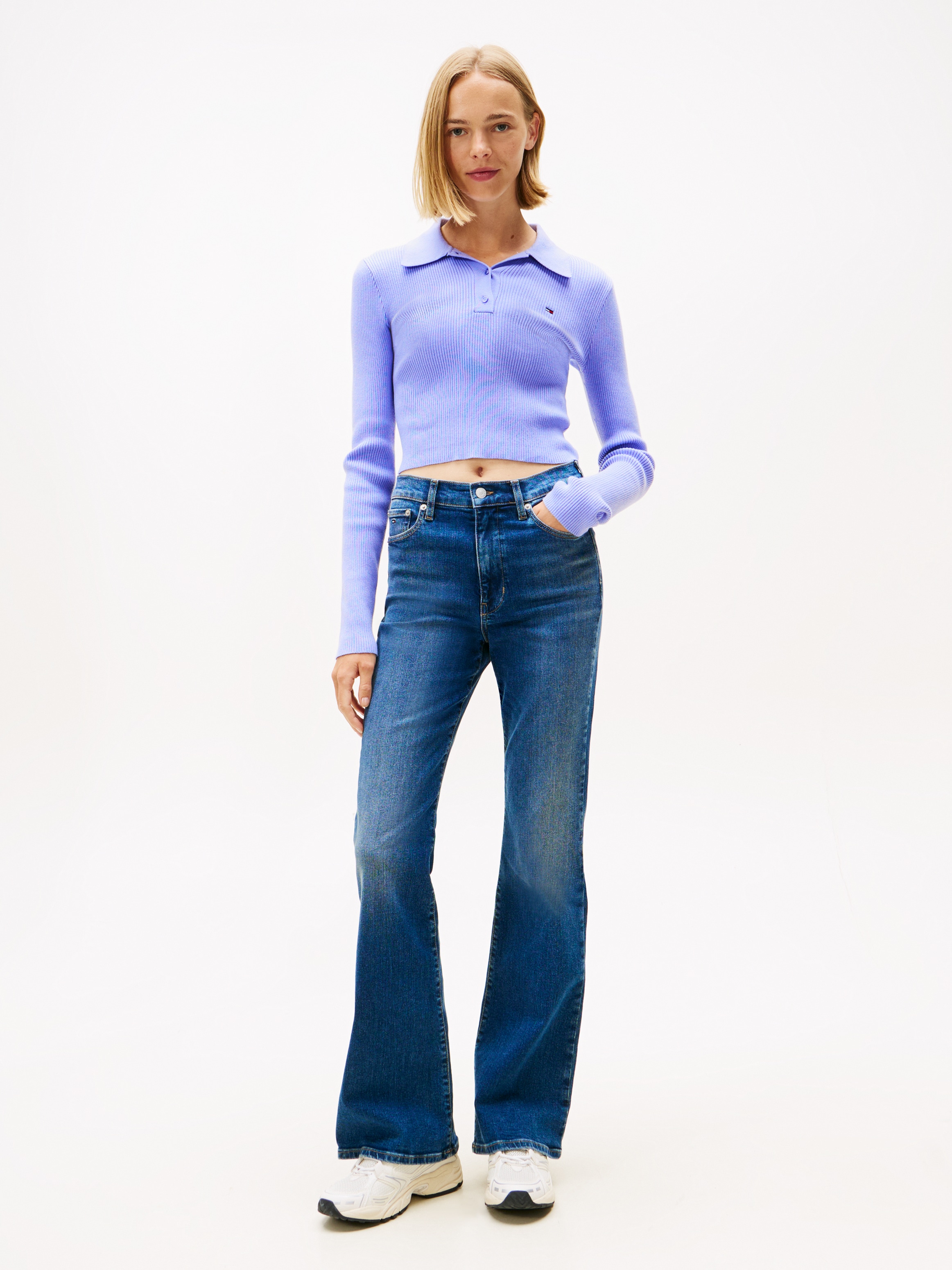 Tommy Jeans Bootcut-Jeans »SYLVIA HGH FLR BI0252«, in ausgestellter Form