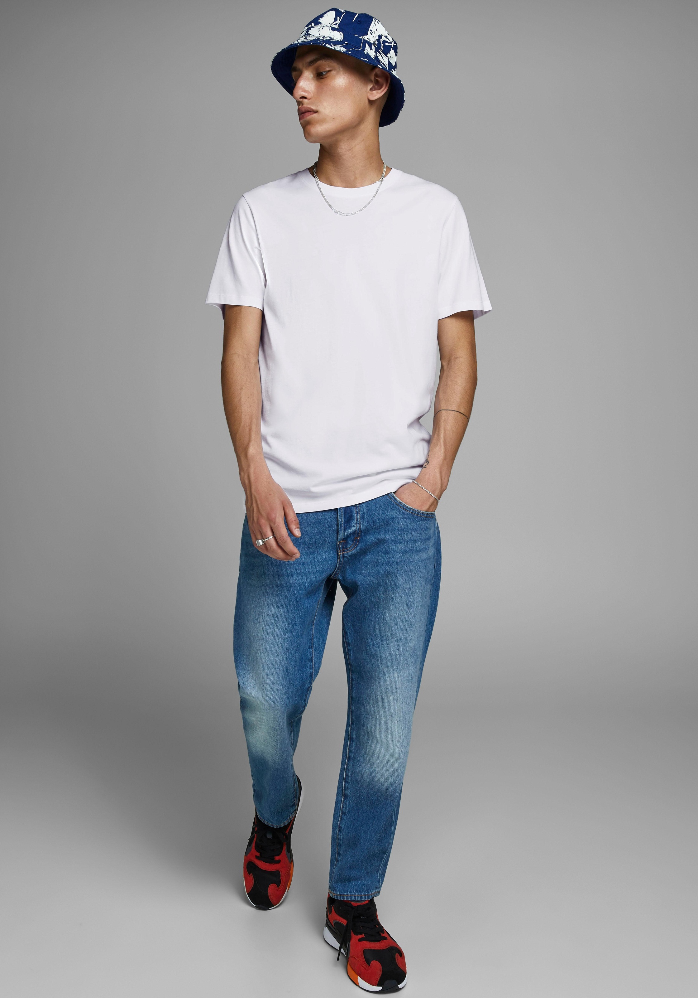 Jack & Jones Shirt à col rond »JJEORGANIC BASIC TEE SS O-NECK NOOS«