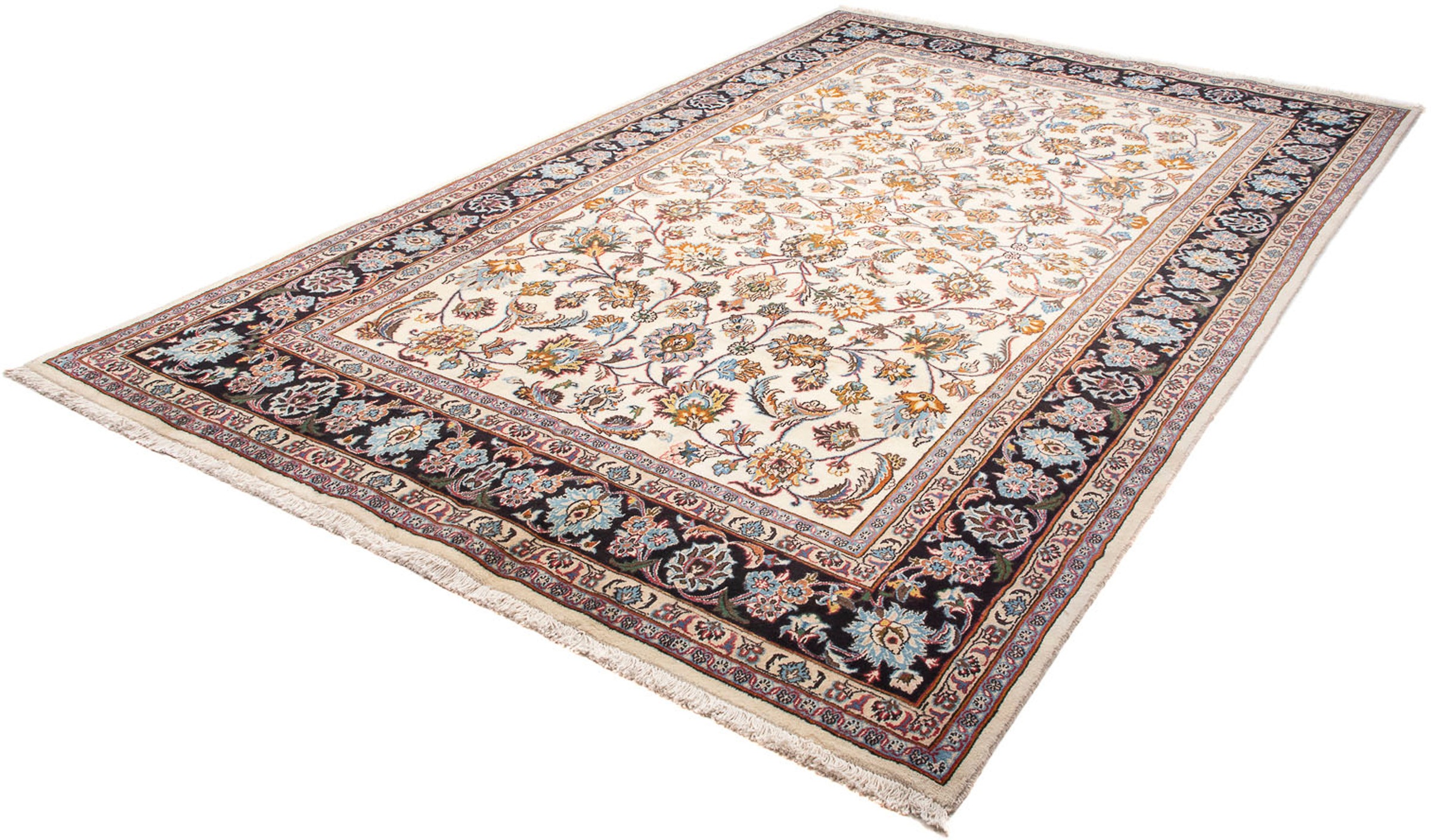Image of morgenland Orientteppich »Perser - Classic - 314 x 196 cm - beige«, rechteckig, 10 mm Höhe, Wohnzimmer, Handgeknüpft, Einzelstück mit Zertifikat bei Ackermann Versand Schweiz