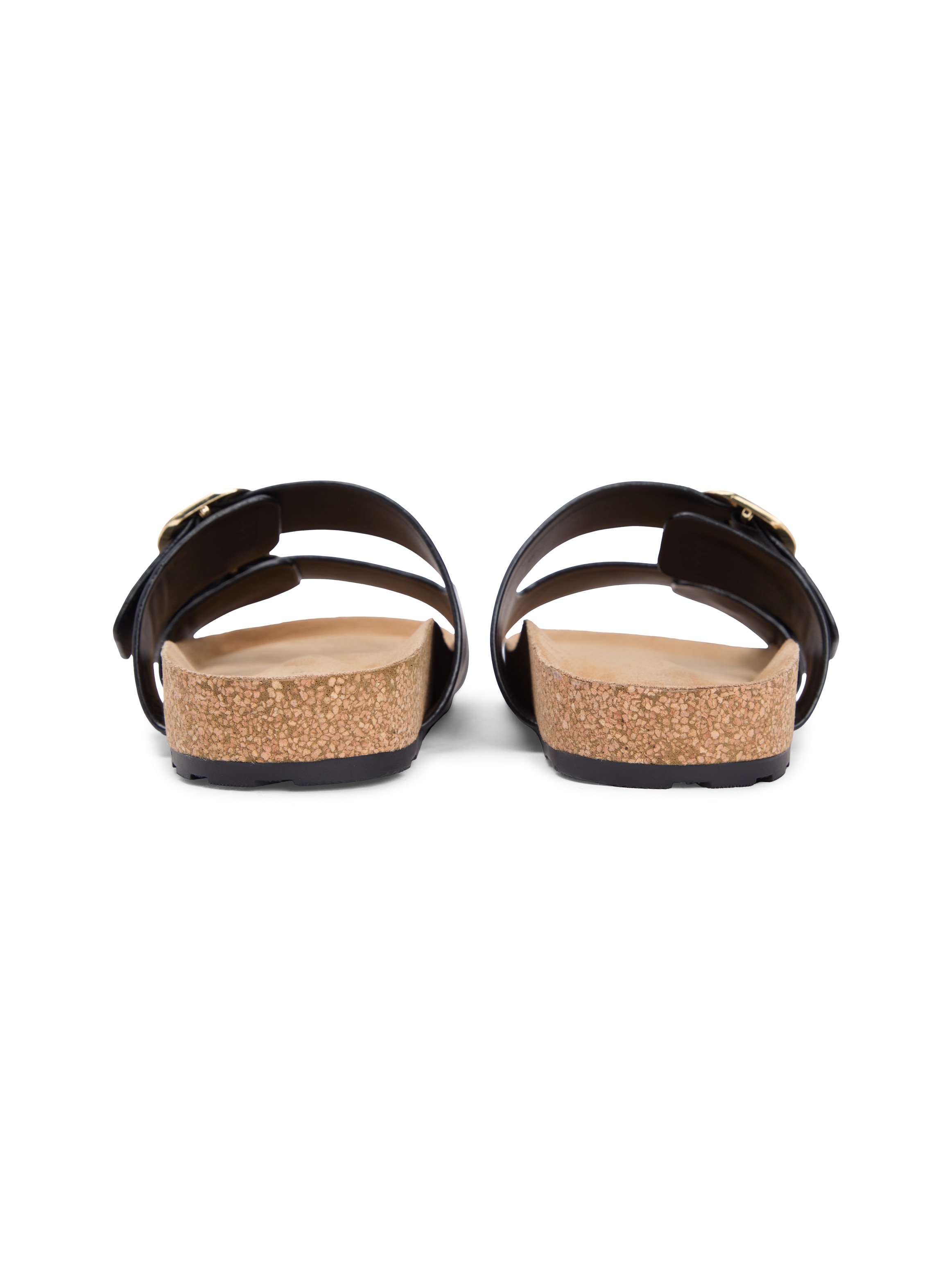 Tommy Hilfiger Pantolette »TH CLASSIC CORK SANDAL LEATHER«  Sommerschuh, Schlupfschuh, Flat mit Logoemblem