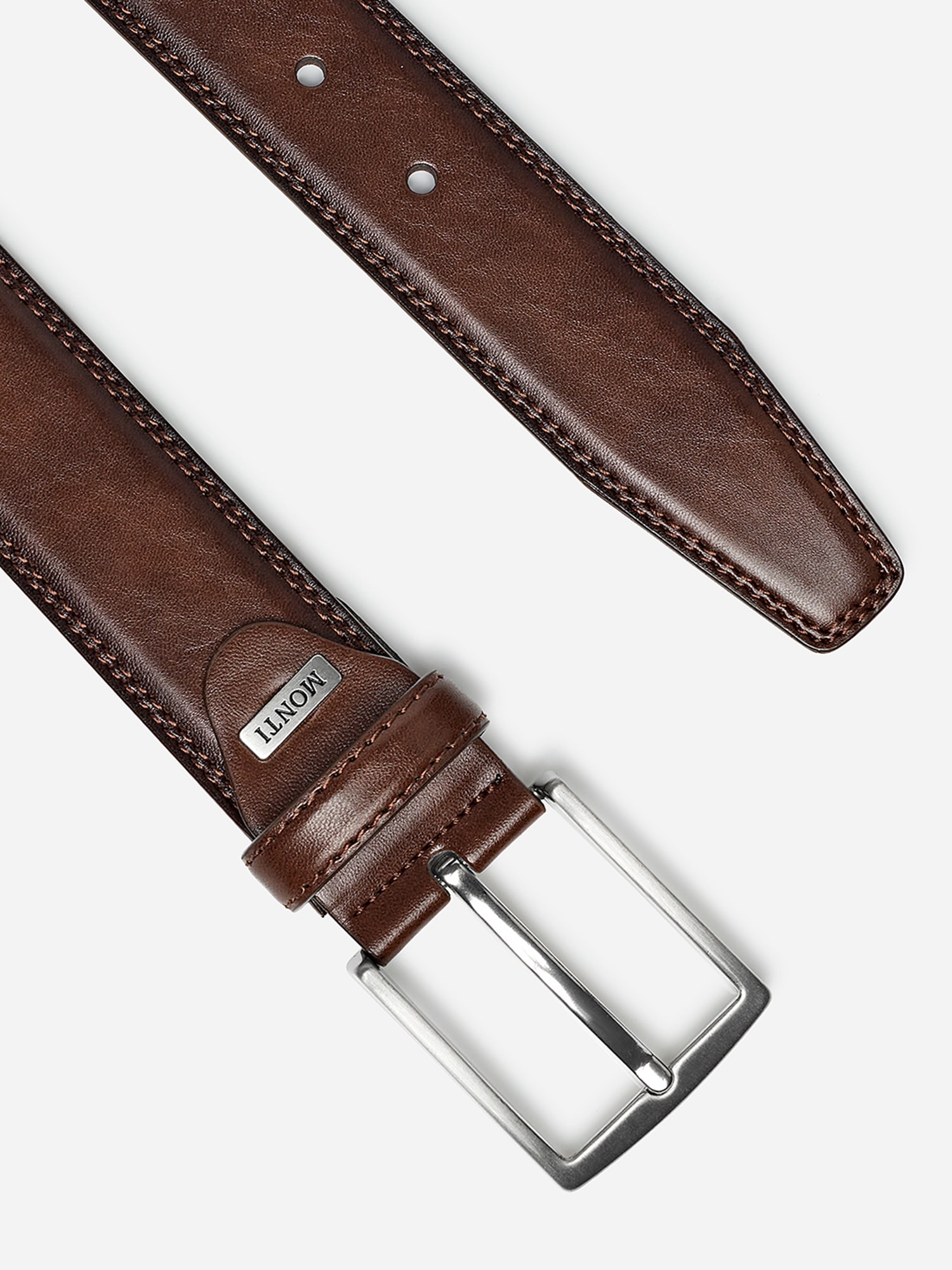 MONTI Synthetikgürtel »WIEN« 3,5 cm breit, Klassisch-Business, kürzbar, bis Gr. 150 cm