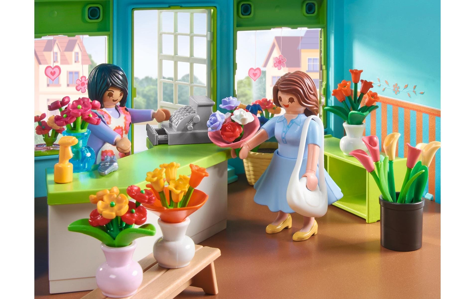 Playmobil® Spielbausteine »My Life Blumenladen 71807«, (220 St.)