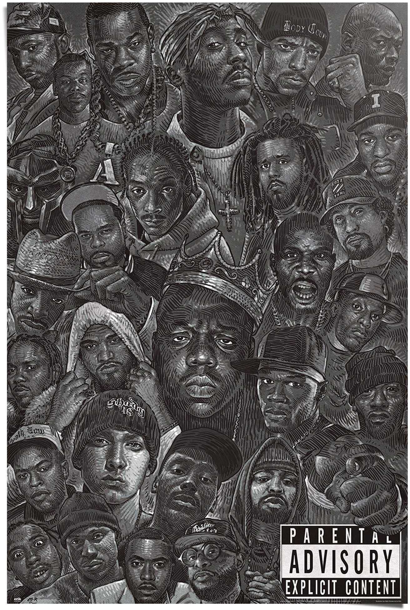 Image of Reinders! Poster »Rap Ikonen« bei Ackermann Versand Schweiz