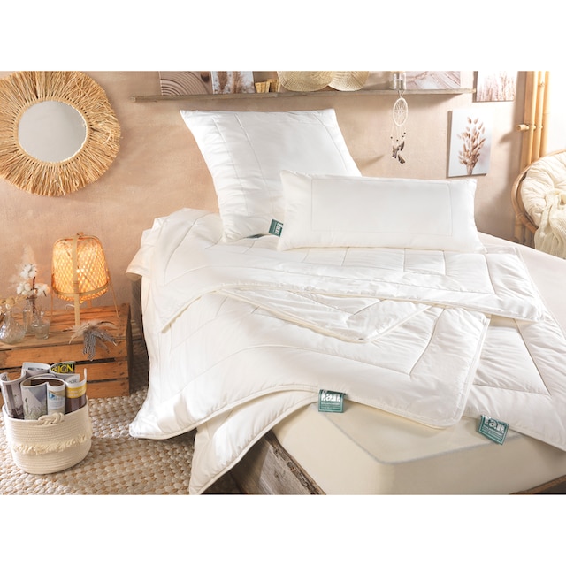 f.a.n. Schlafkomfort Baumwollbettdecke »African Cotton«, leicht, (1 St.),  Bettdecke in 135x200 oder 155x220 cm, Winter oder Sommer jetzt kaufen