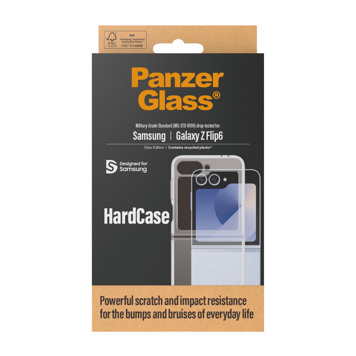 SAFE by PanzerGlass Housse pour téléphone portable »Hardcase für Samsung Galaxy Z Flip 6« Backcover, Schutzhülle, Handyschutzhülle, Case, Schutzcase, stossfest