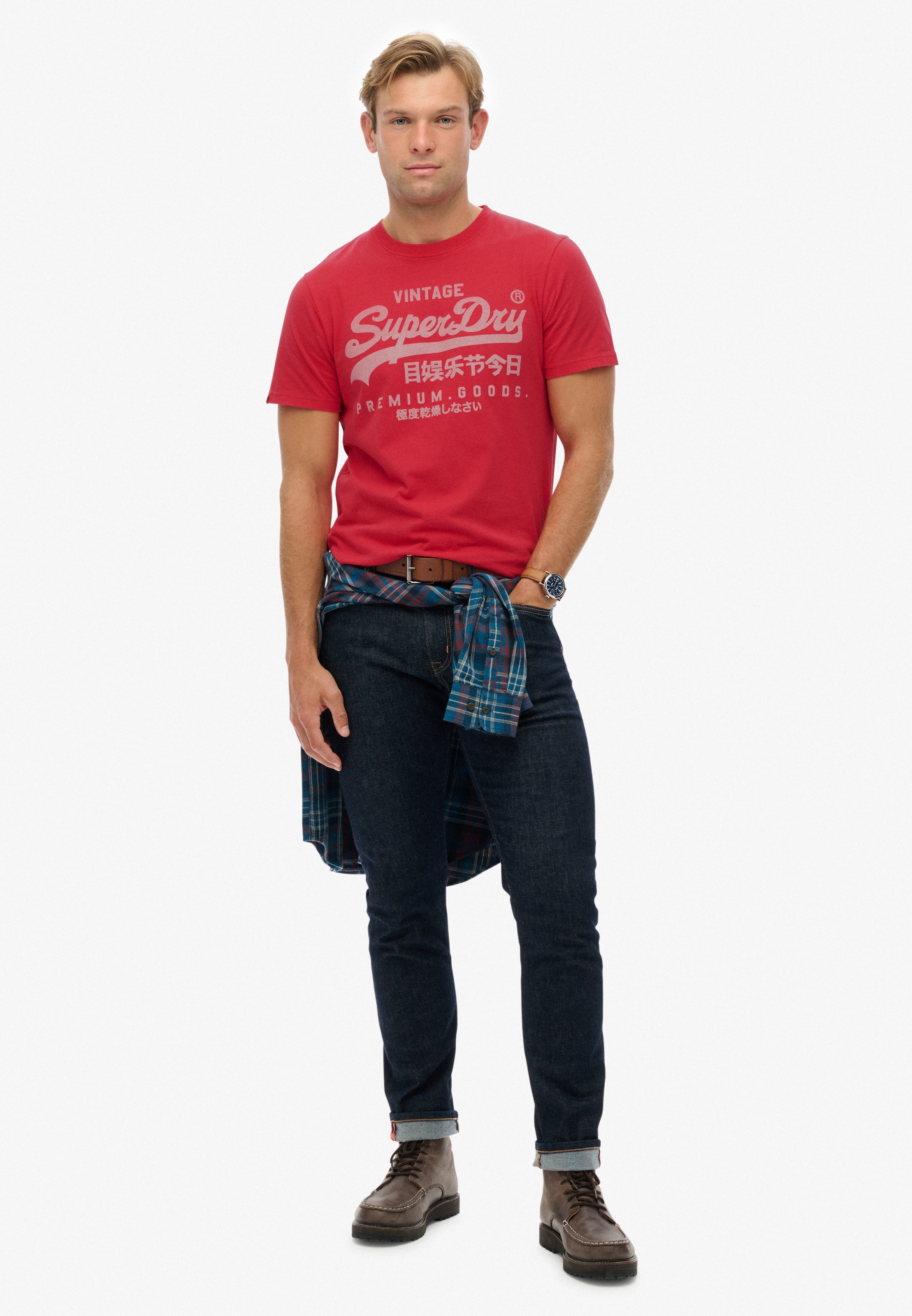 Superdry Rundhalsshirt »VL CLASSIC TEE«