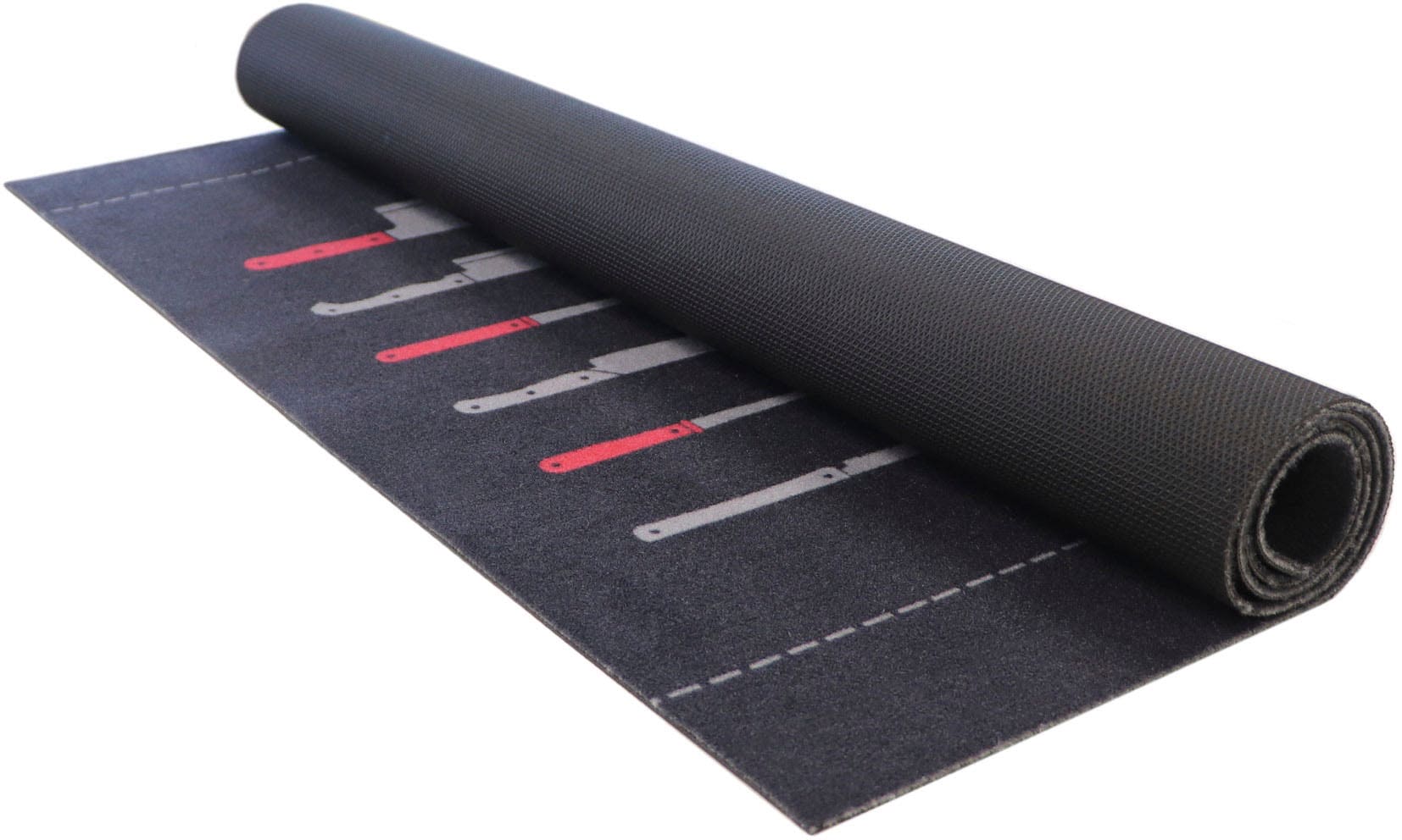 Primaflor-Ideen in Textil Fussmatte »BBQ Grillunterlage BEEF, Made in Belgium«, rechteckig, 5 mm Höhe, Grillmatte ideal als Bodenschutz, ruschhemmend, waschbar