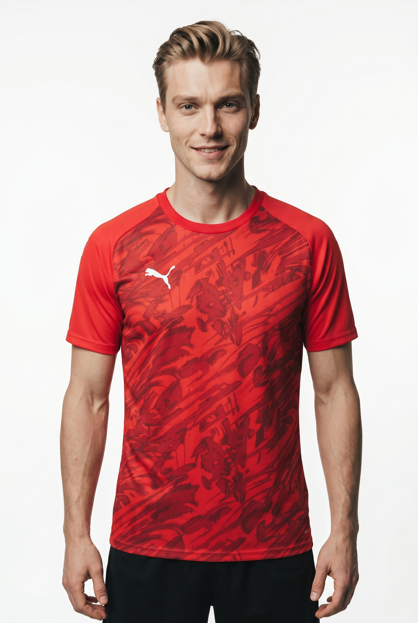 Image of PUMA Fussballtrikot "TEAMFINAL GRAPHIC JERSEY" mit Print-Applikationen, mit DryCELL-Technologie, atmungsaktiv
