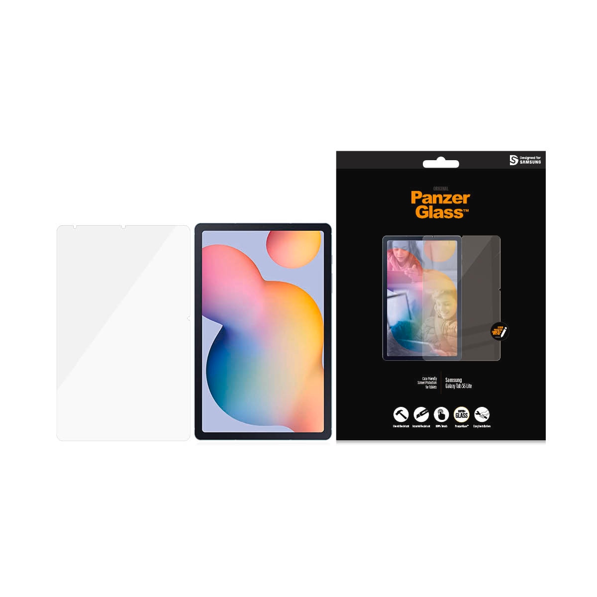Image of PanzerGlass Displayschutzglas "Case Friendly Screen Protector" für Samsung Galaxy Tab S6 Lite;Samsung Galaxy Tab S6 Lite 2024 Displayschutzfolie, Schutzfolie, Bildschirmschutz, kratz- & stossfest