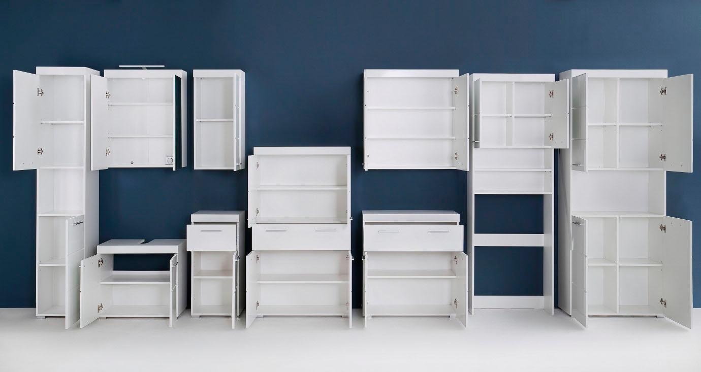 INOSIGN Midischrank »Avena«, Badschrank mit einer Schublade und 4 Türen - Masse (B/T/H) 73/31/130 cm