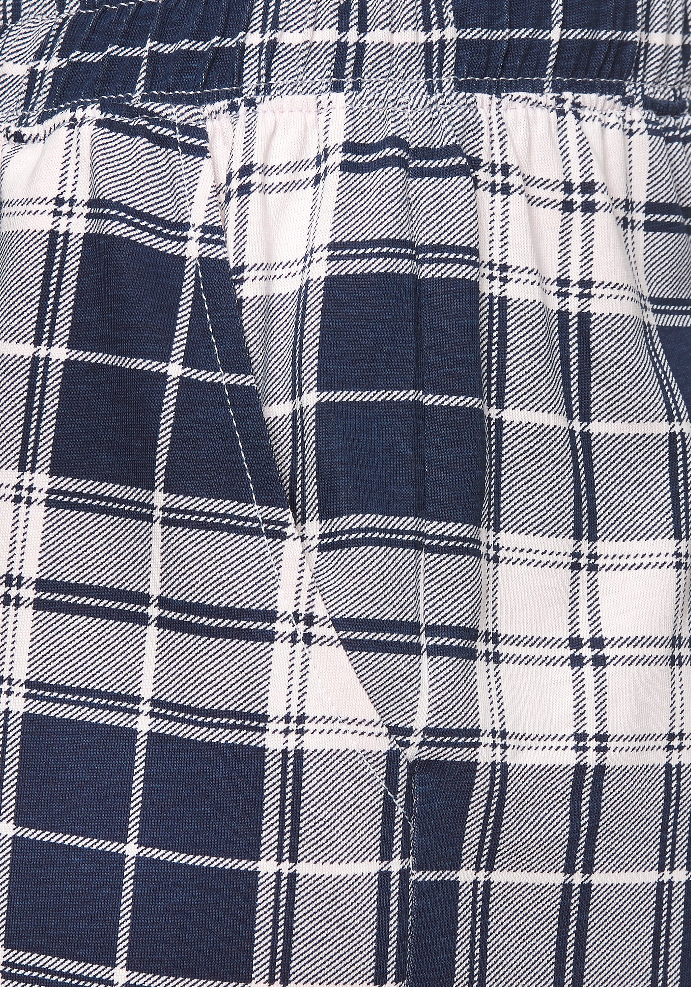 Vivance Dreams Pyjamashorts  Mit Streifen und Karos